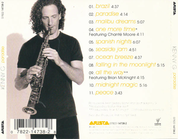 Kenny G - Paradise (CD, Album) (Very Good Plus (VG+)) - Image 2