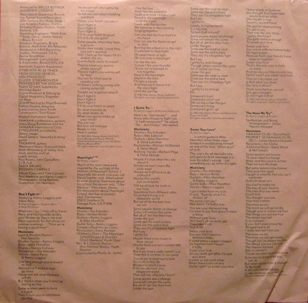 Kenny Loggins - High Adventure (LP, Album, Pit) (Very Good Plus (VG+)) - Image 5