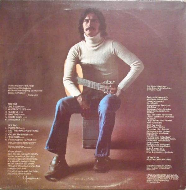 Kenny Rankin - Like A Seed (LP, Album, PR ) (Very Good Plus (VG+)) - Image 3