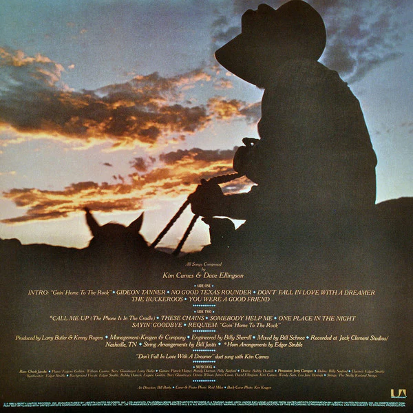 Kenny Rogers - Gideon (LP, Album, All) (Very Good (VG)) - Image 2