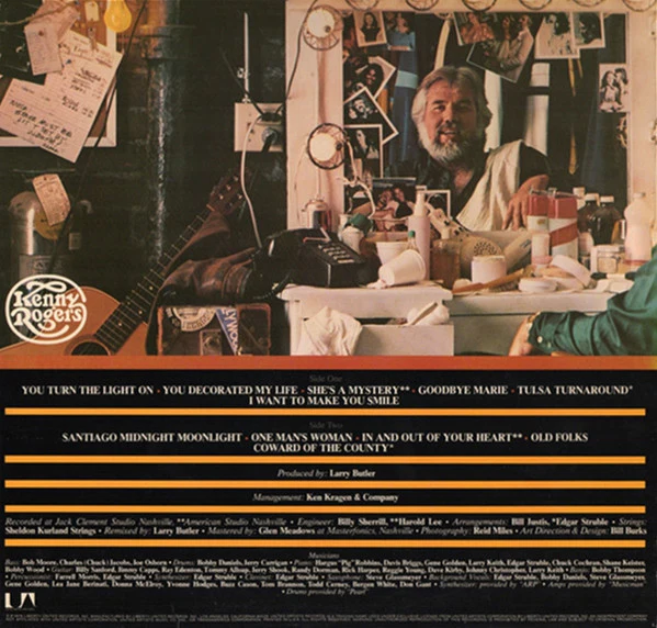 Kenny Rogers - Kenny (LP, Album, RP) (Very Good Plus (VG+)) - Image 2