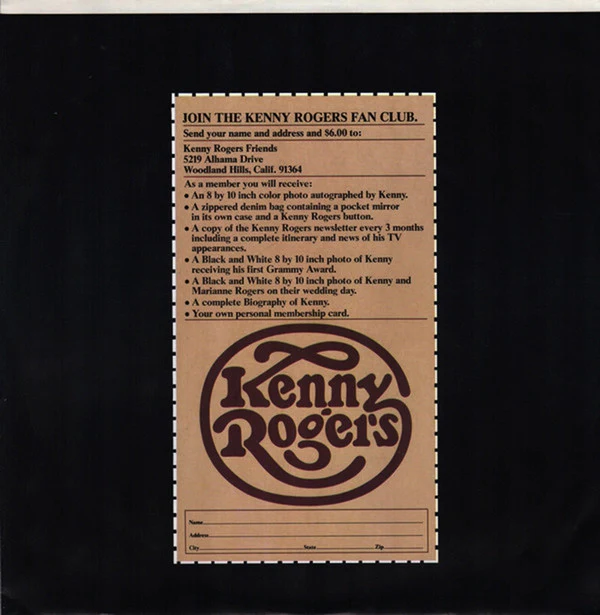 Kenny Rogers - Kenny (LP, Album, RP) (Very Good Plus (VG+)) - Image 3