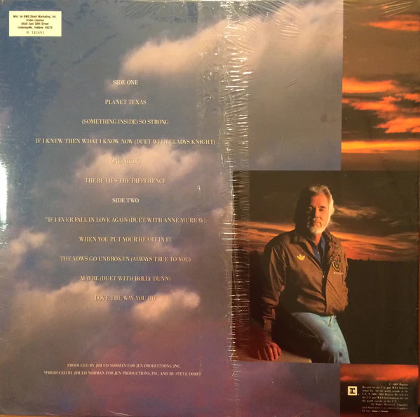Kenny Rogers - Something Inside So Strong (LP, Album, Club) (Near Mint (NM or M-)) - Image 2