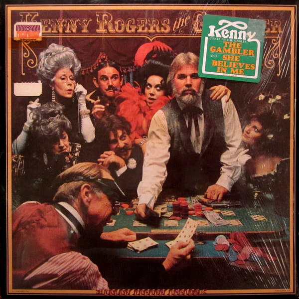 Kenny Rogers - The Gambler (LP, Album) (Very Good Plus (VG+)) - Image 2
