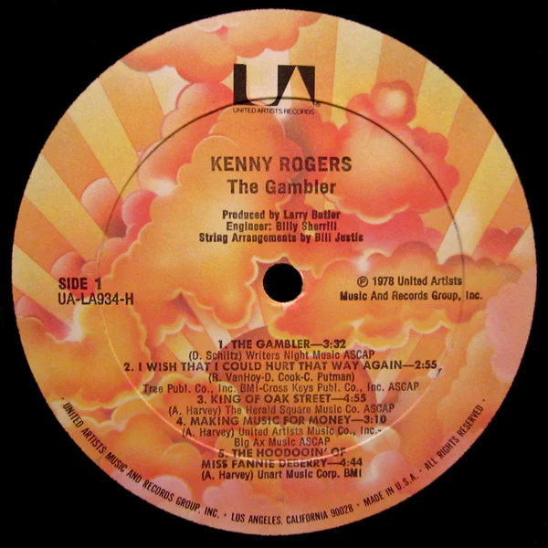 Kenny Rogers - The Gambler (LP, Album) (Very Good Plus (VG+)) - Image 4