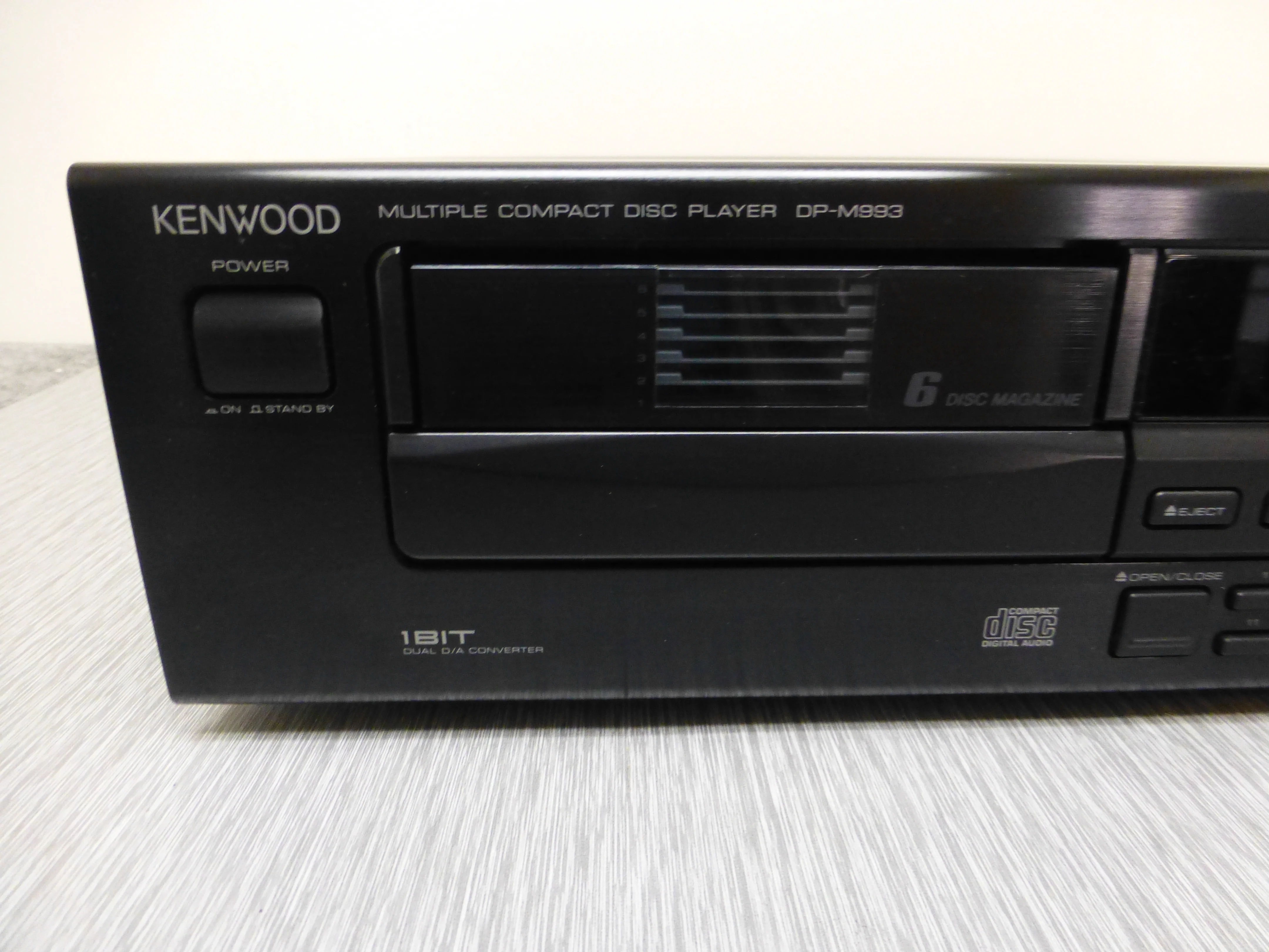 Kenwood DP-M993 Multiple Compact Disc Player (1993) * 6 Disc Cartridge - Image 5
