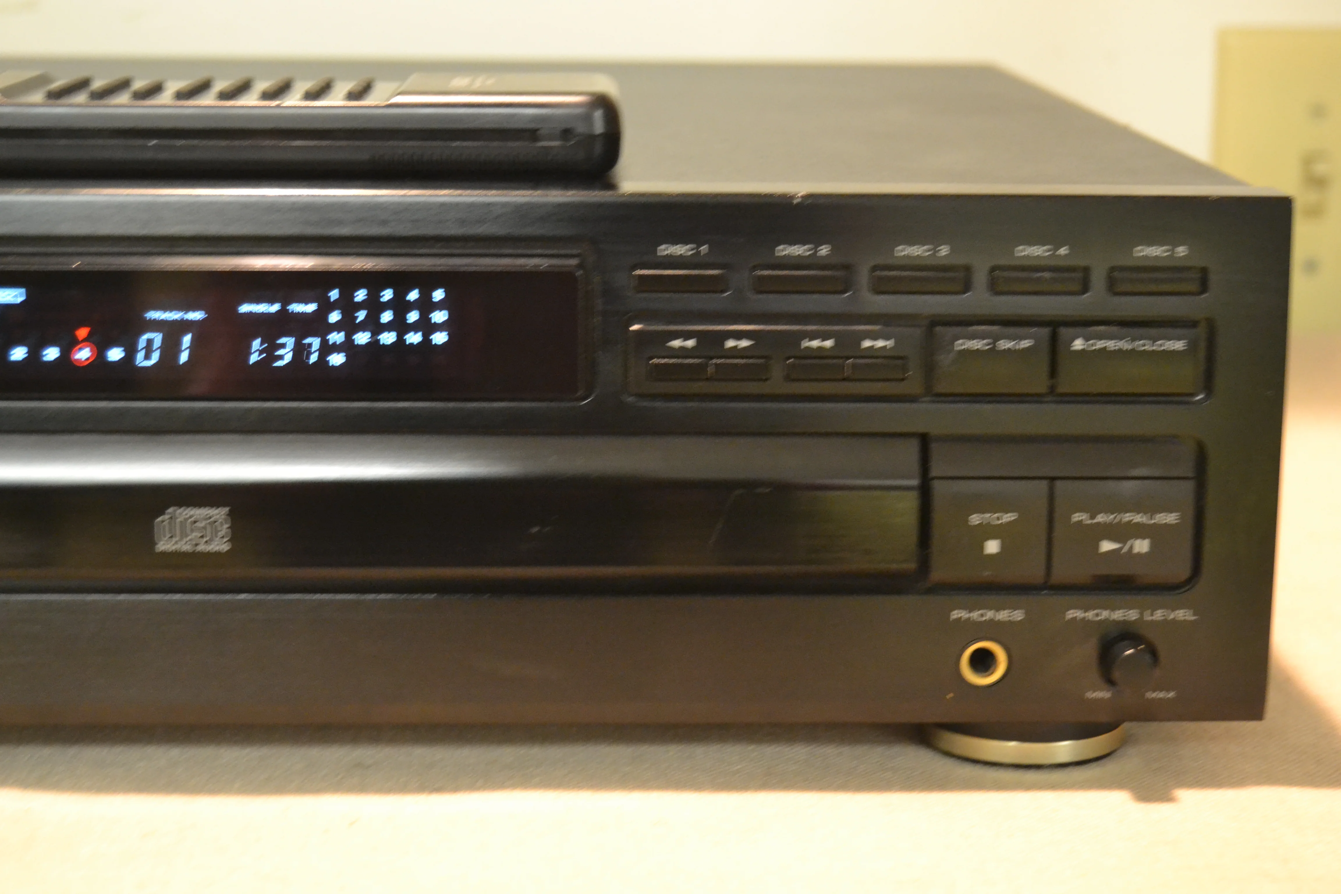 Kenwood DP-R4430 5-Disc Carousel CD Changer (1991) * Remote - Image 4