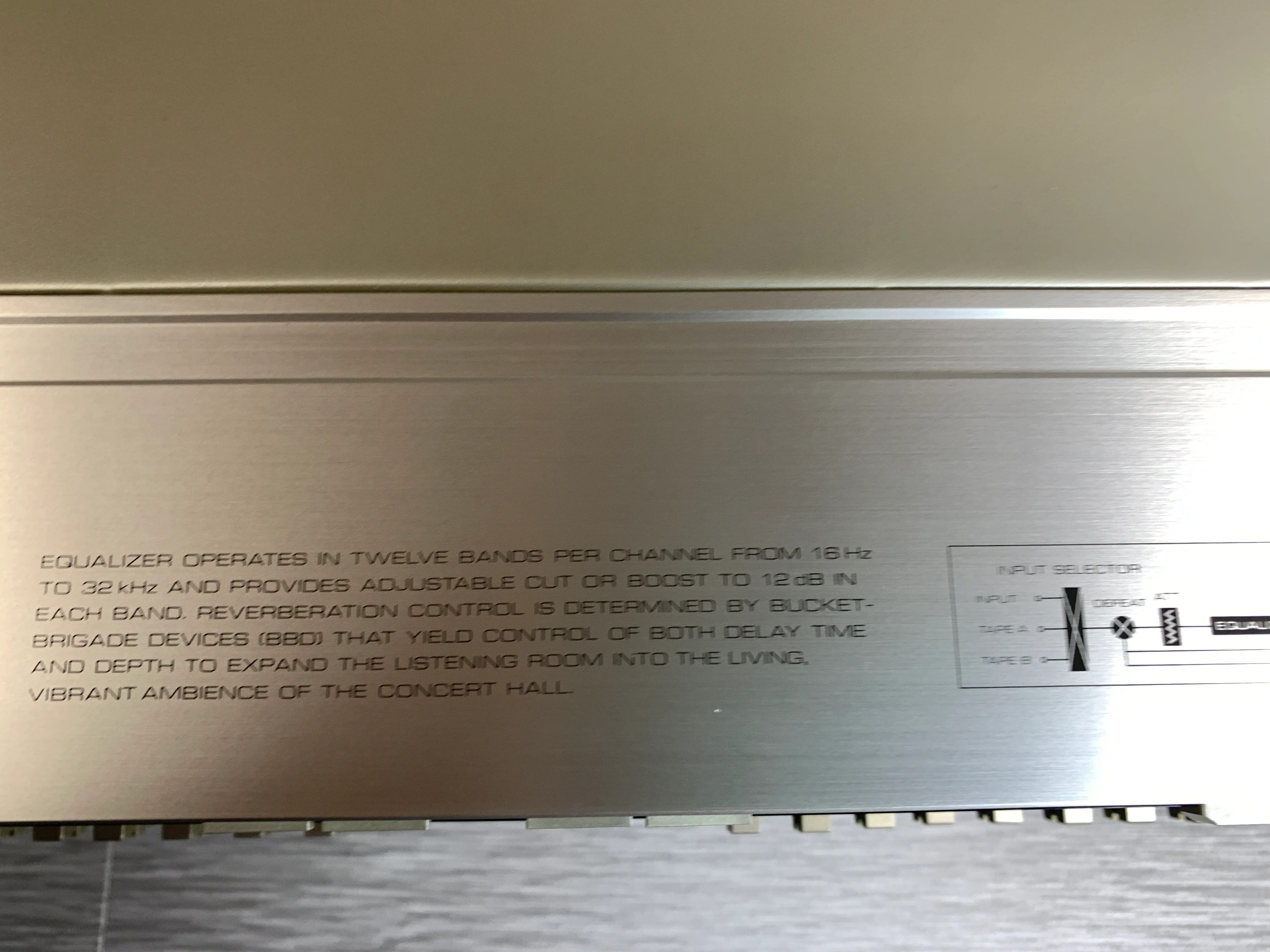 Kenwood GE-1000 Graphic Equalizer & Time Delay - Image 9