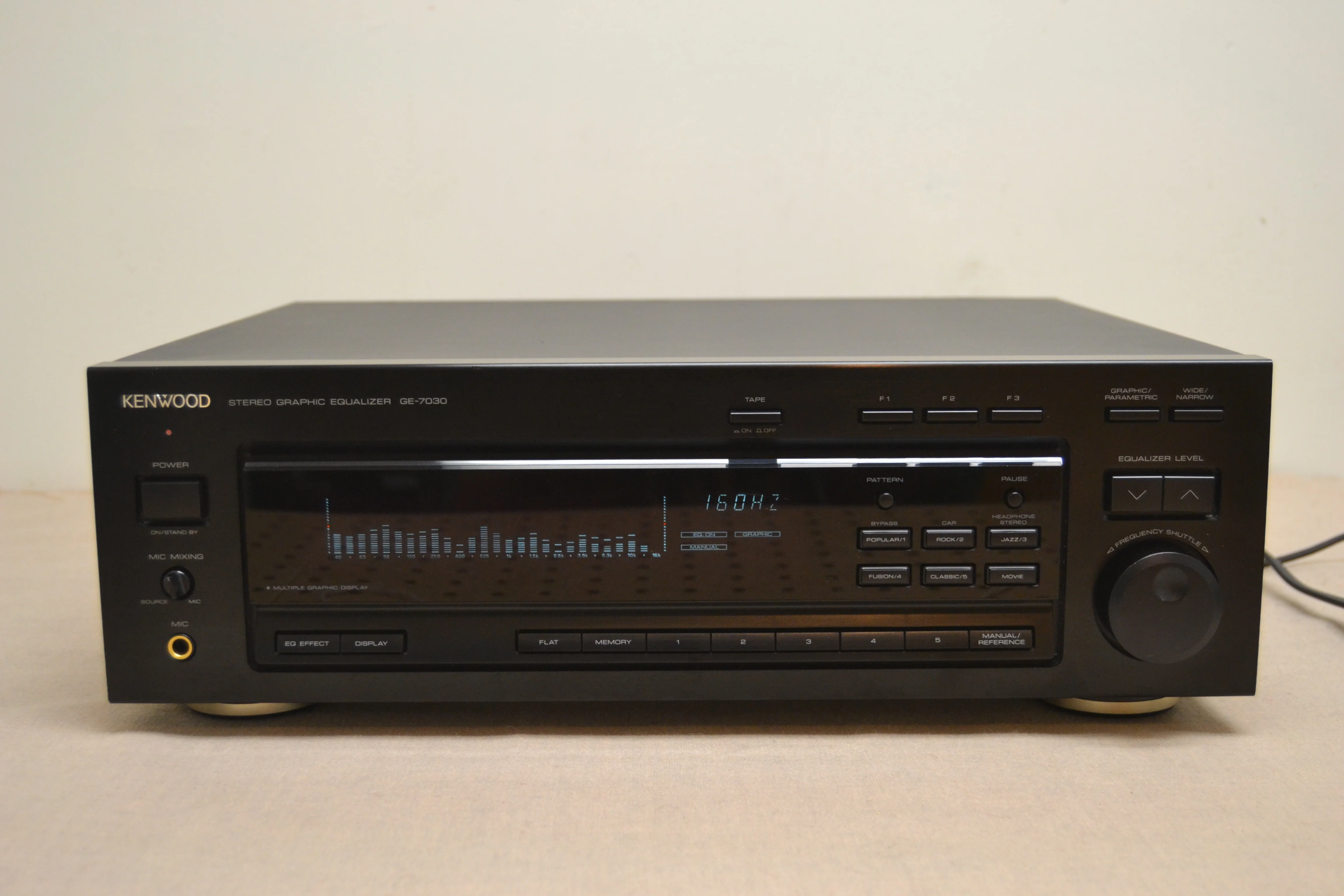 Kenwood GE-7030 Graphic and Parametric Equalizer * Spectrum Analyzer