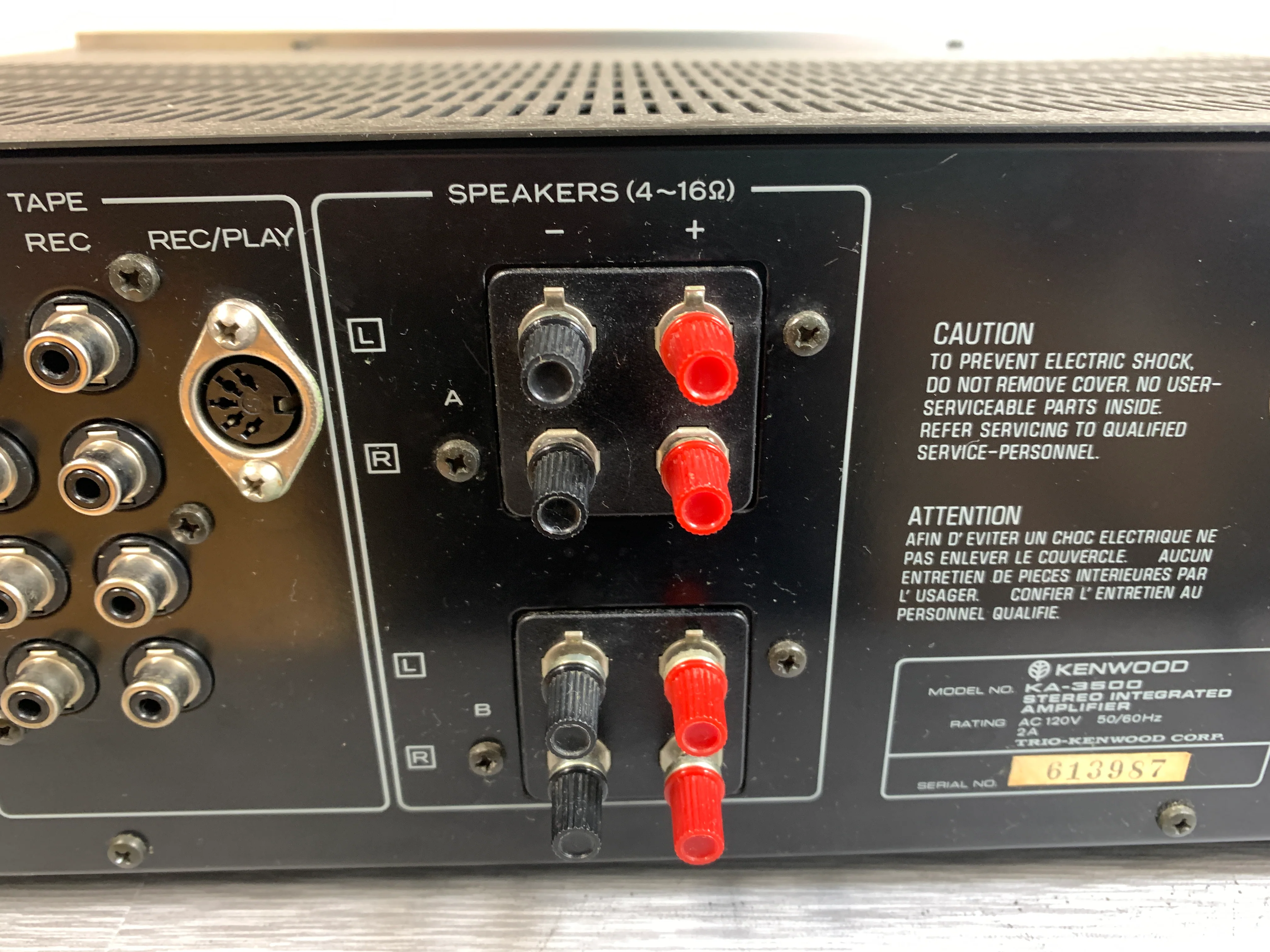 Kenwood KA-3500 Integrated Amplifier - Image 10