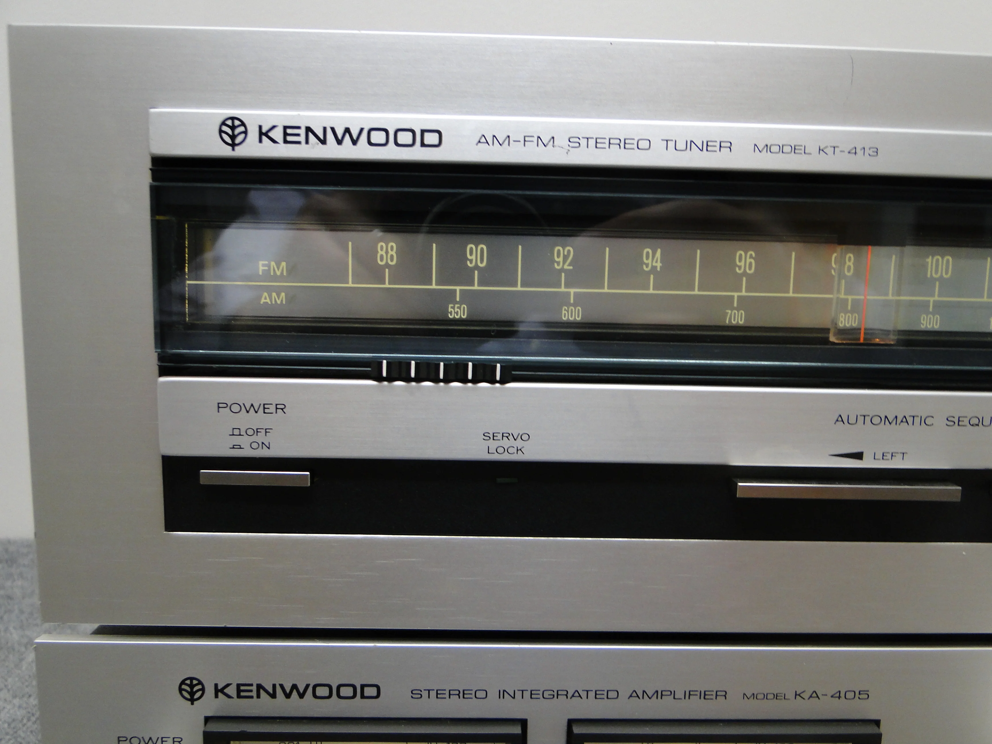 Kenwood KA-405 Integrated Amp & KT-413 Tuner - Image 2