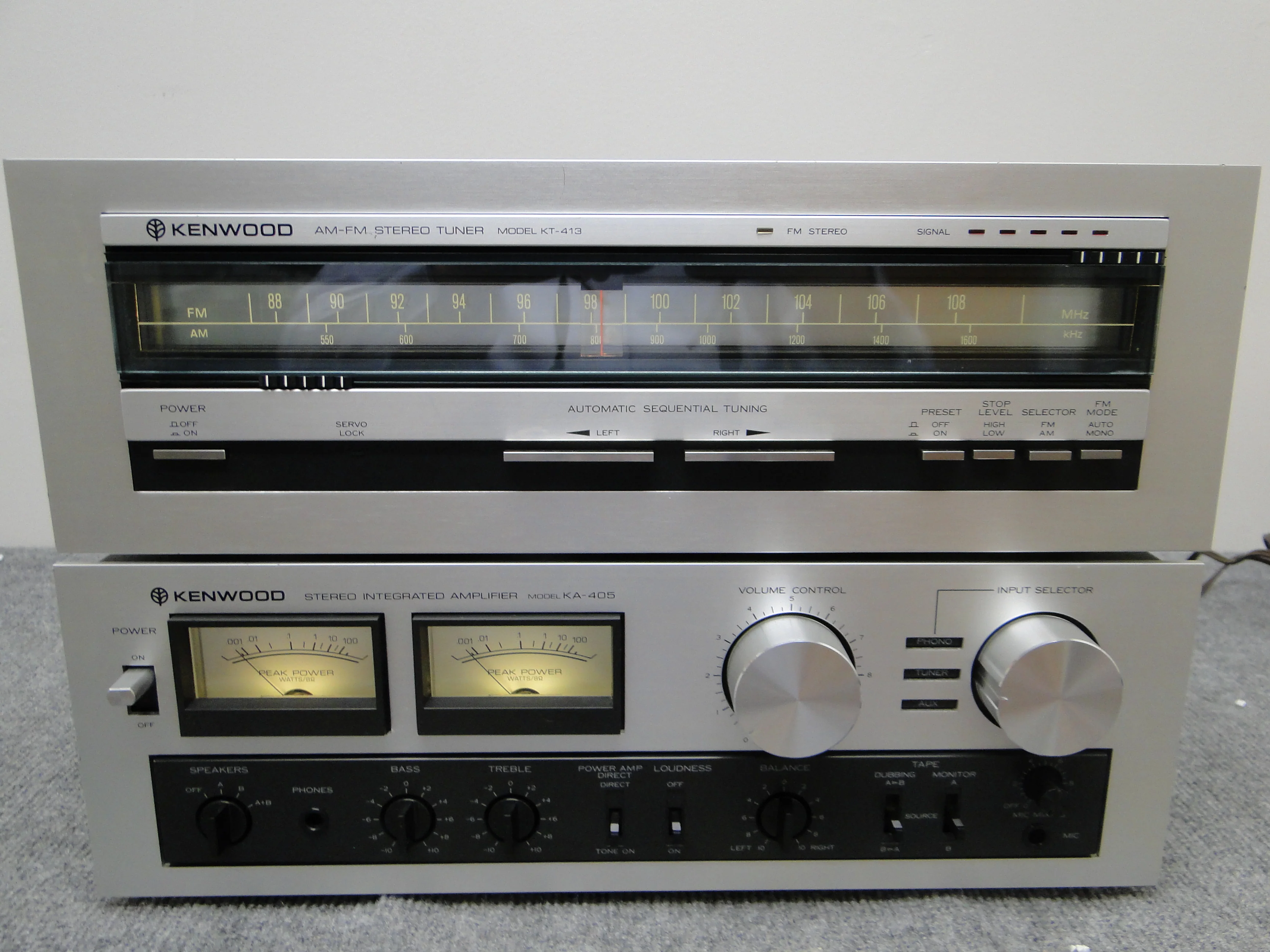 Kenwood KA-405 Integrated Amp & KT-413 Tuner - Image 7