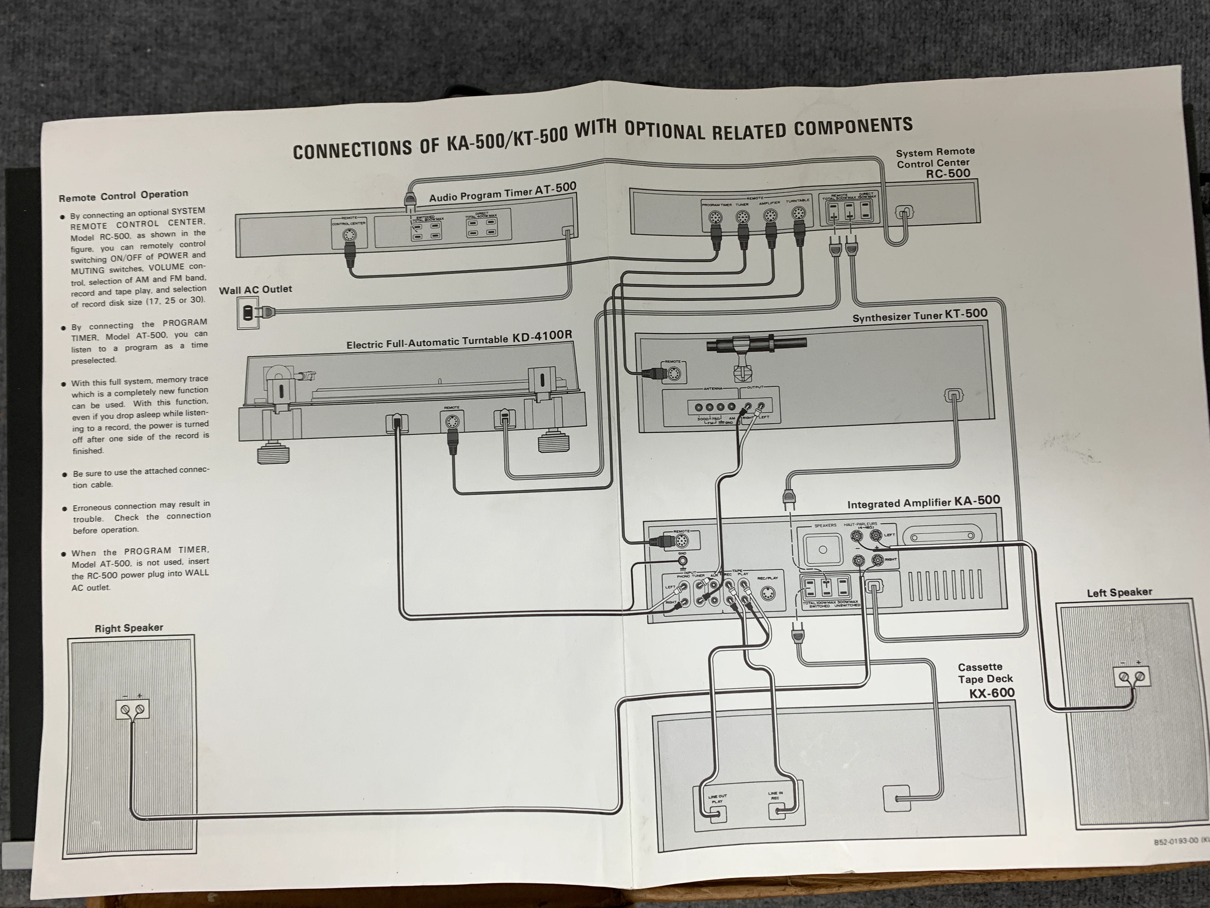 Kenwood KA-500 Stereo Integrated Amplifier - Image 10