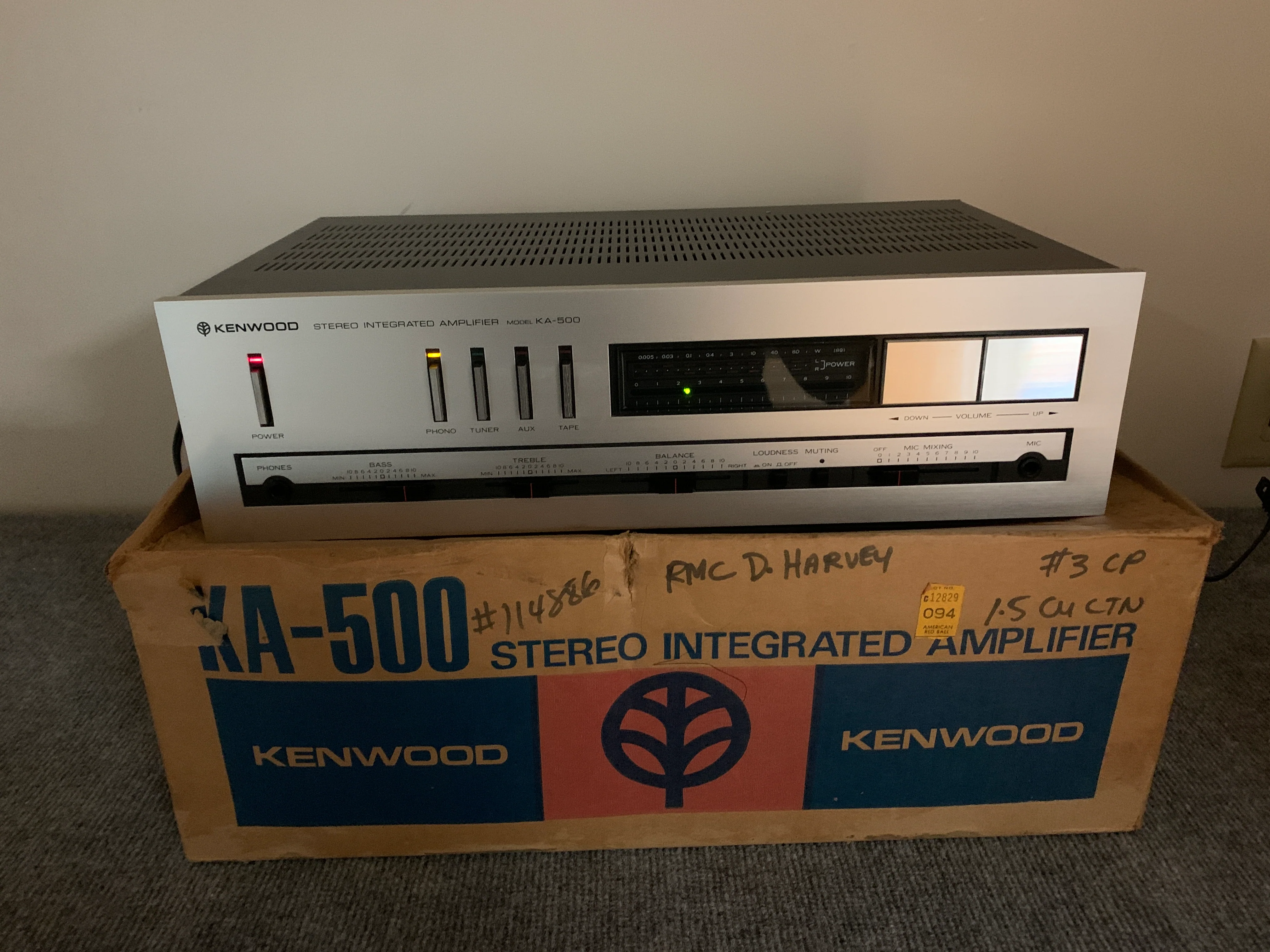 Kenwood KA-500 Stereo Integrated Amplifier - Image 2