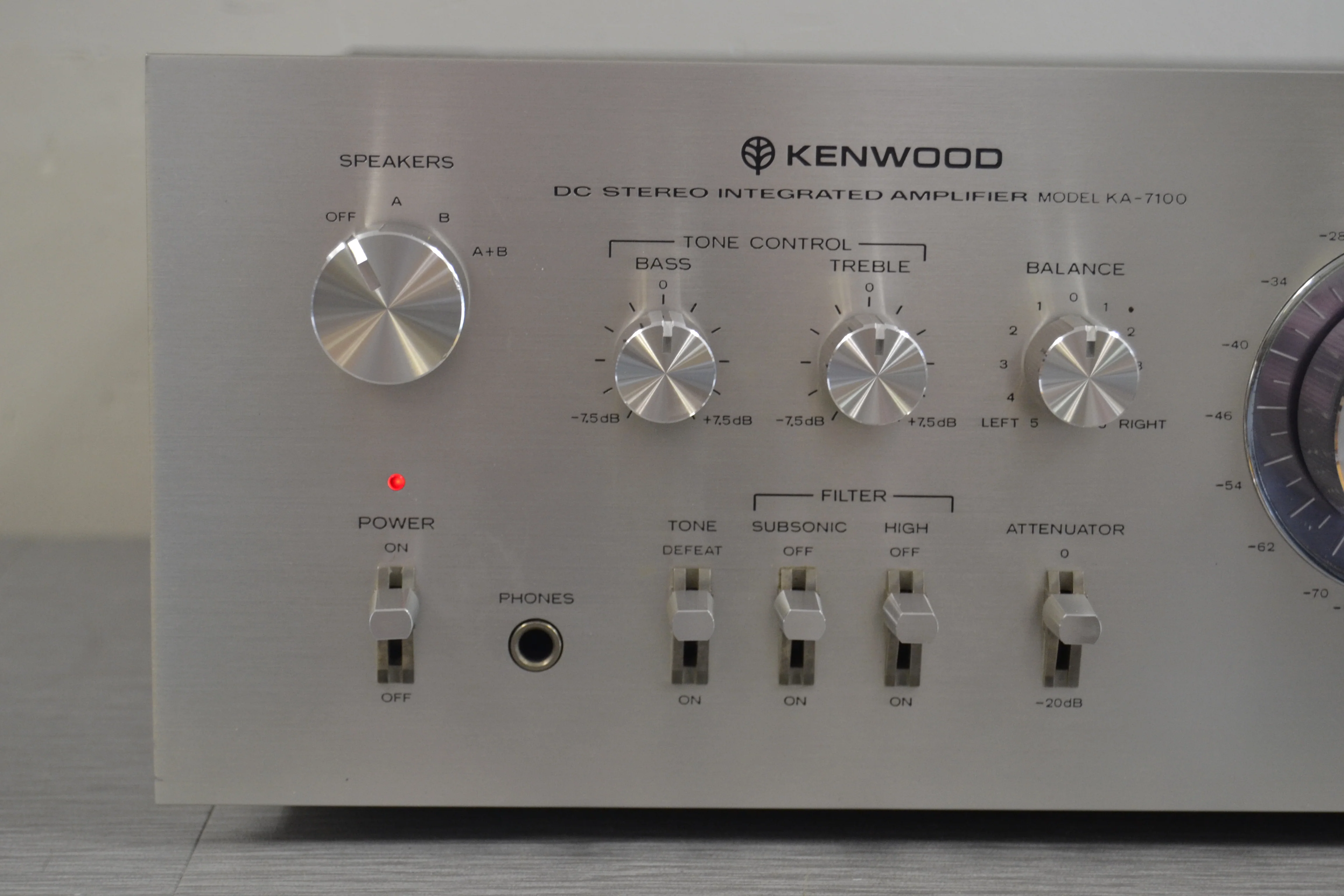Kenwood KA-7100 Integrated Amplifier * 60W RMS * 1977 - Image 2