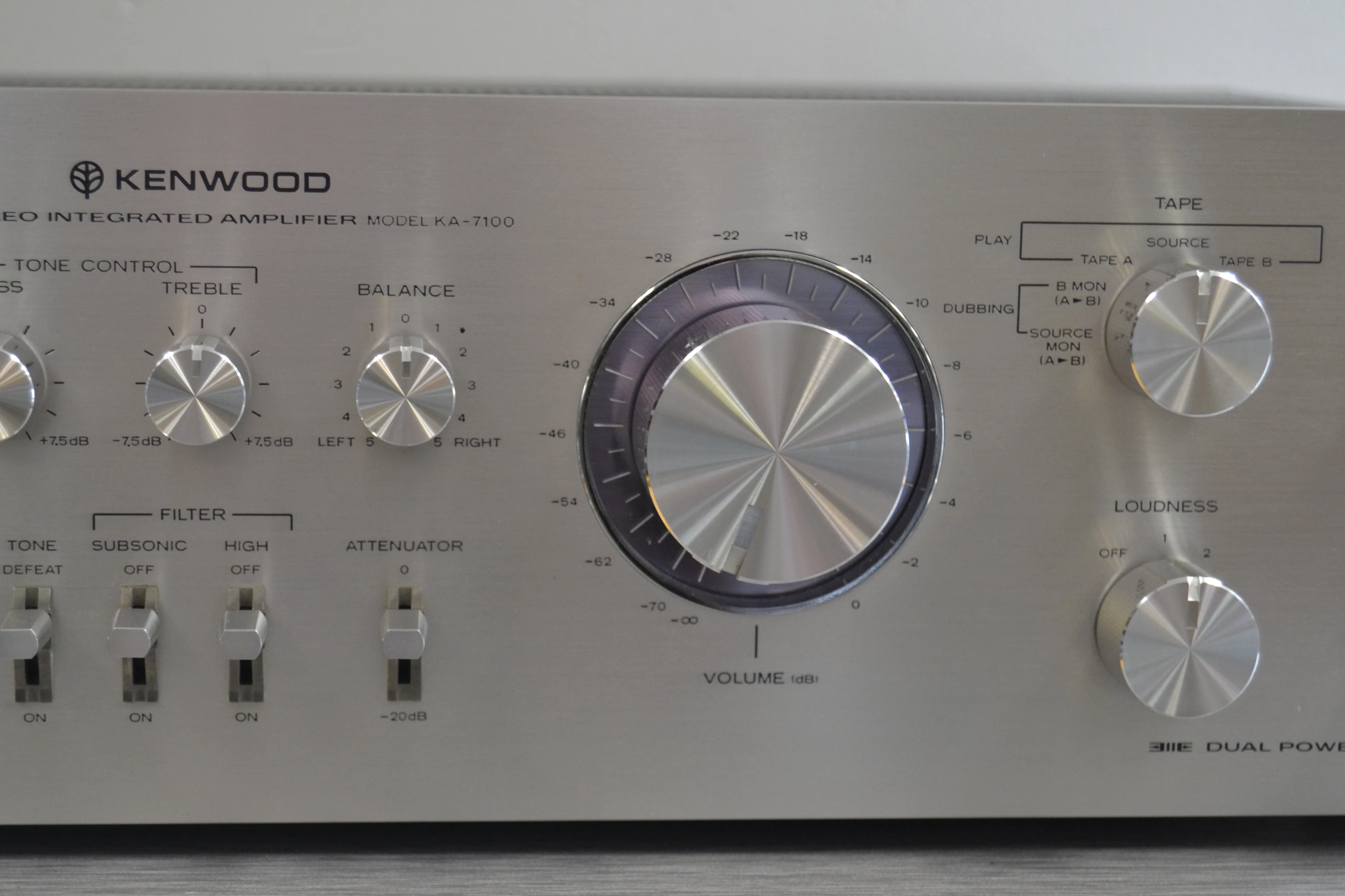 Kenwood KA-7100 Integrated Amplifier * 60W RMS * 1977 - Image 3