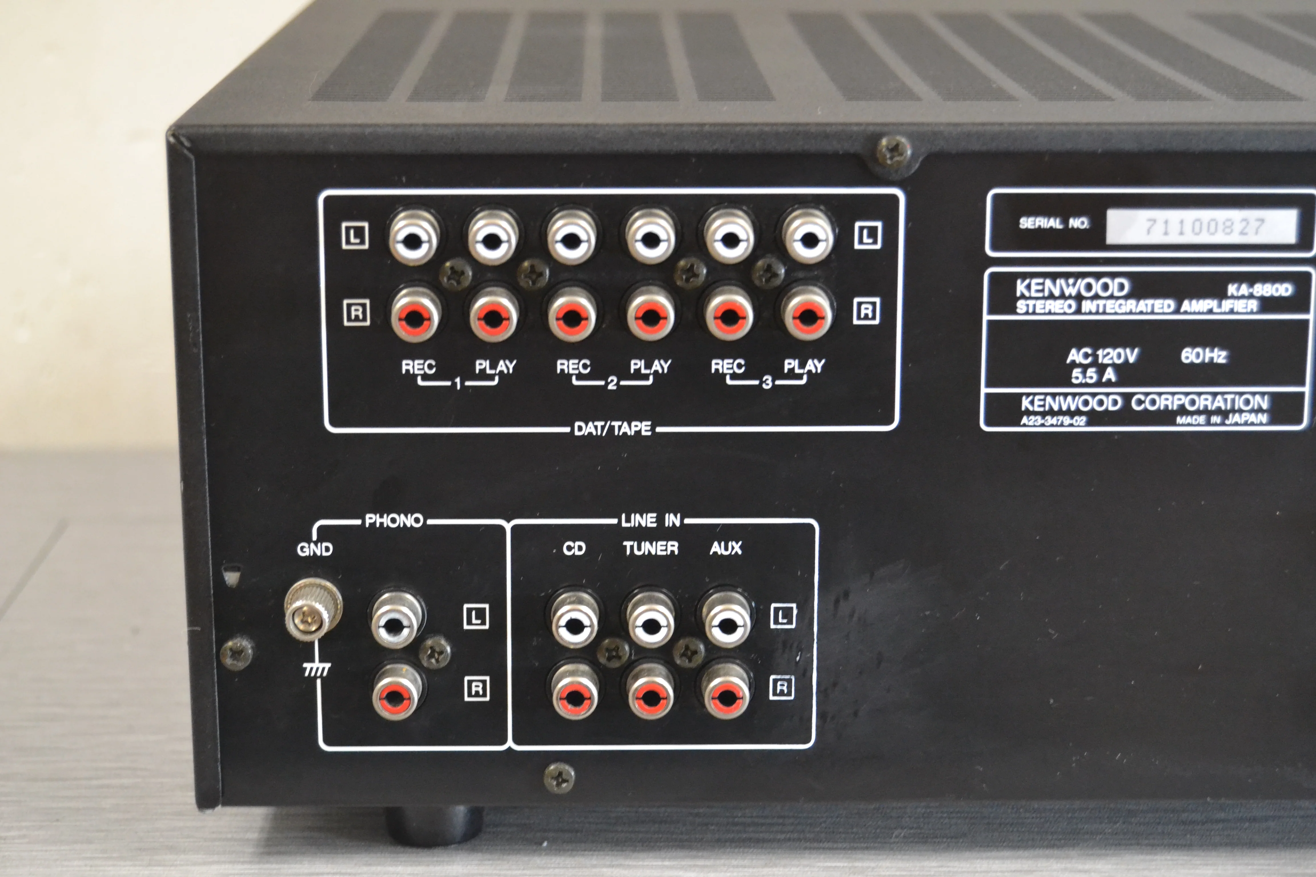 Kenwood KA-880D Stereo Integrated Amplifier * 100W RMS * (1987-89) - Image 10