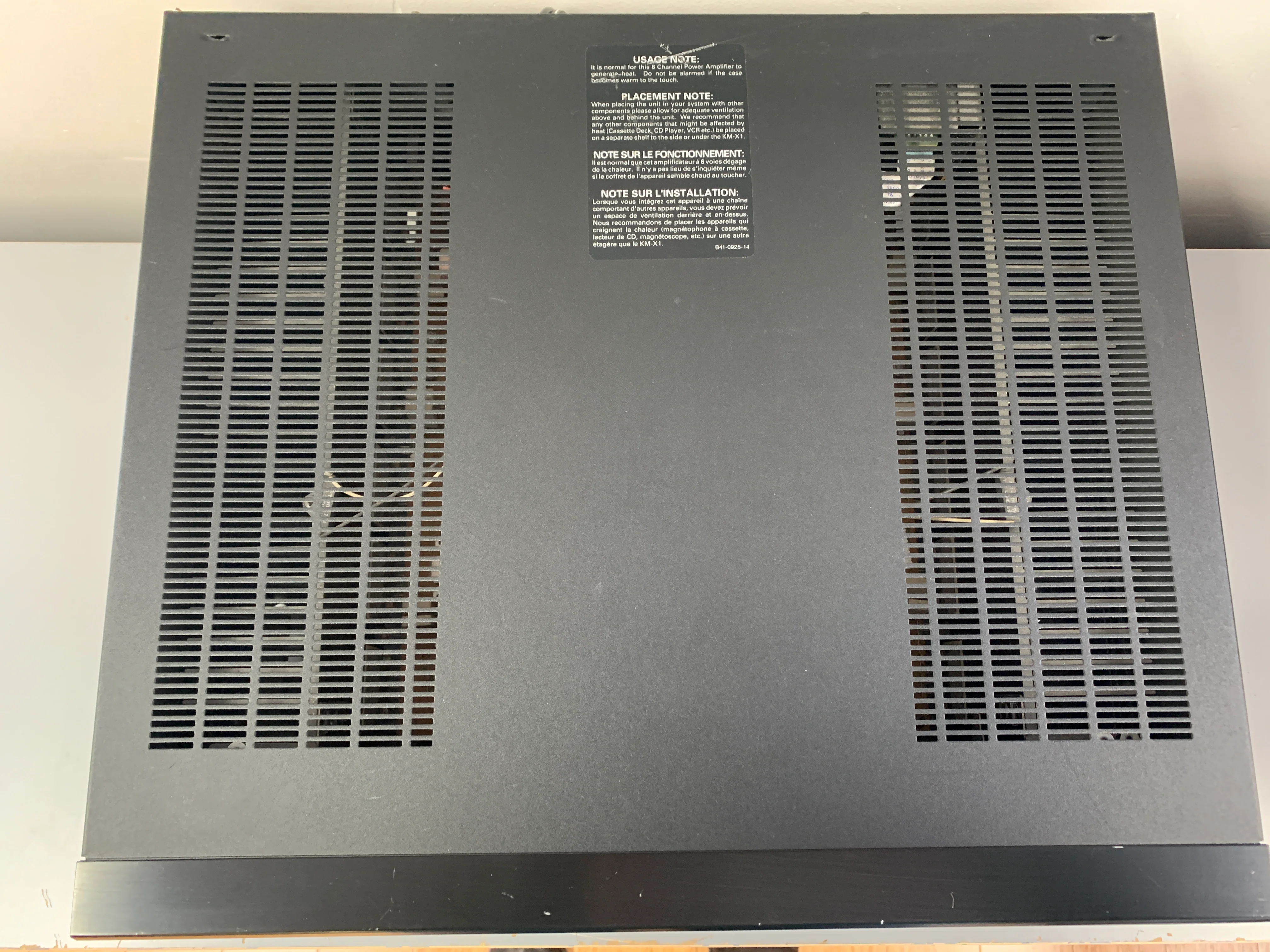 Kenwood KM-X1 Power Amplifier * 6 Channel - Image 7