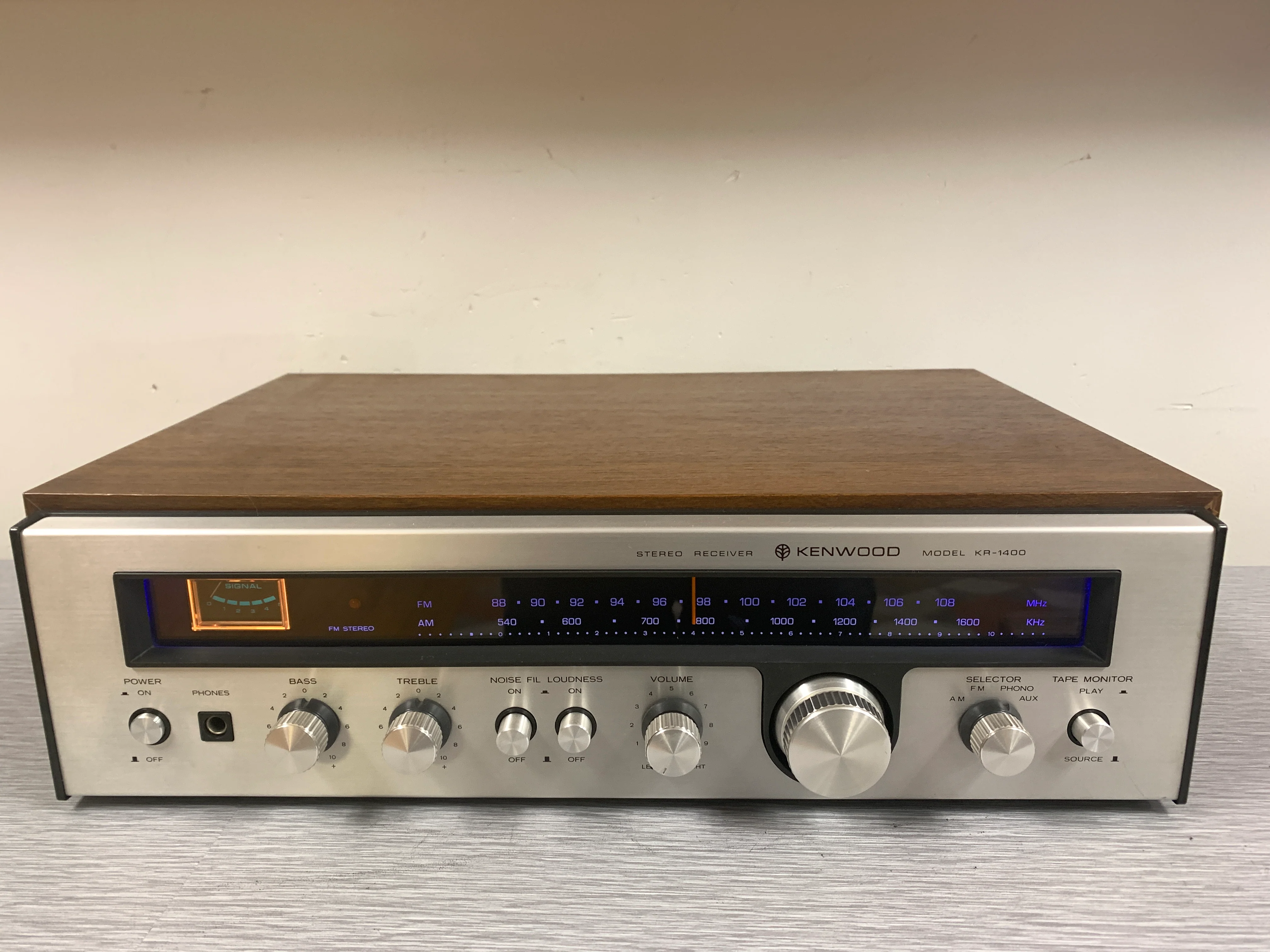 Kenwood KR-1400 Stereo Receiver * 10W RMS * 1974