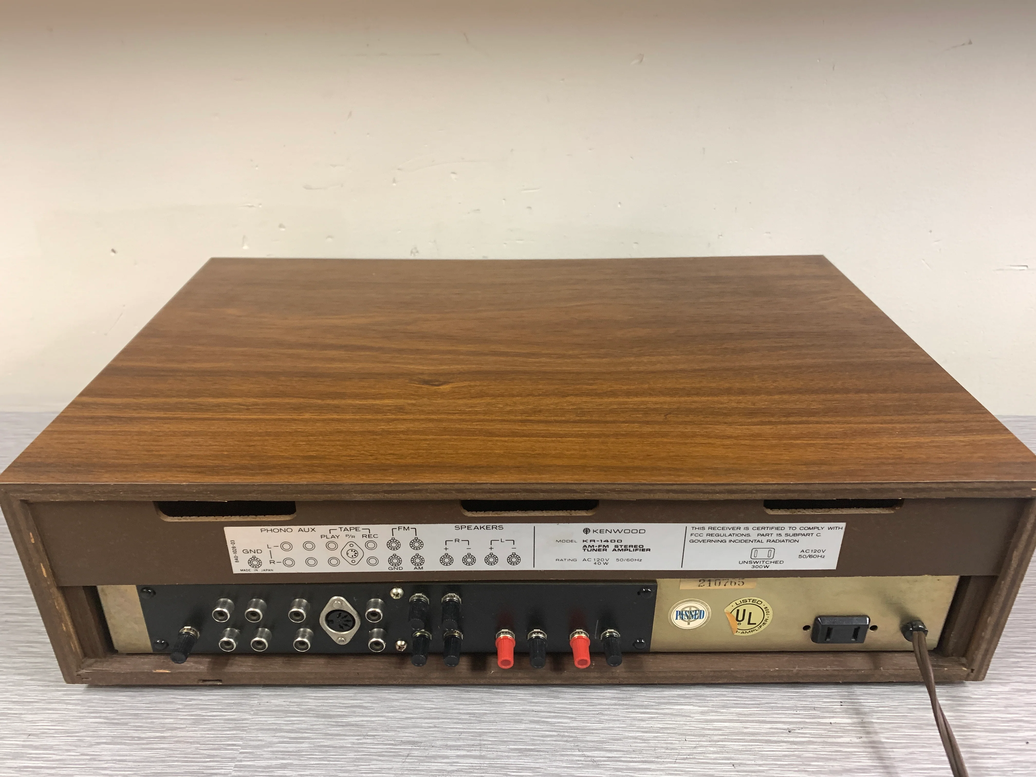 Kenwood KR-1400 Stereo Receiver * 10W RMS * 1974 - Image 9