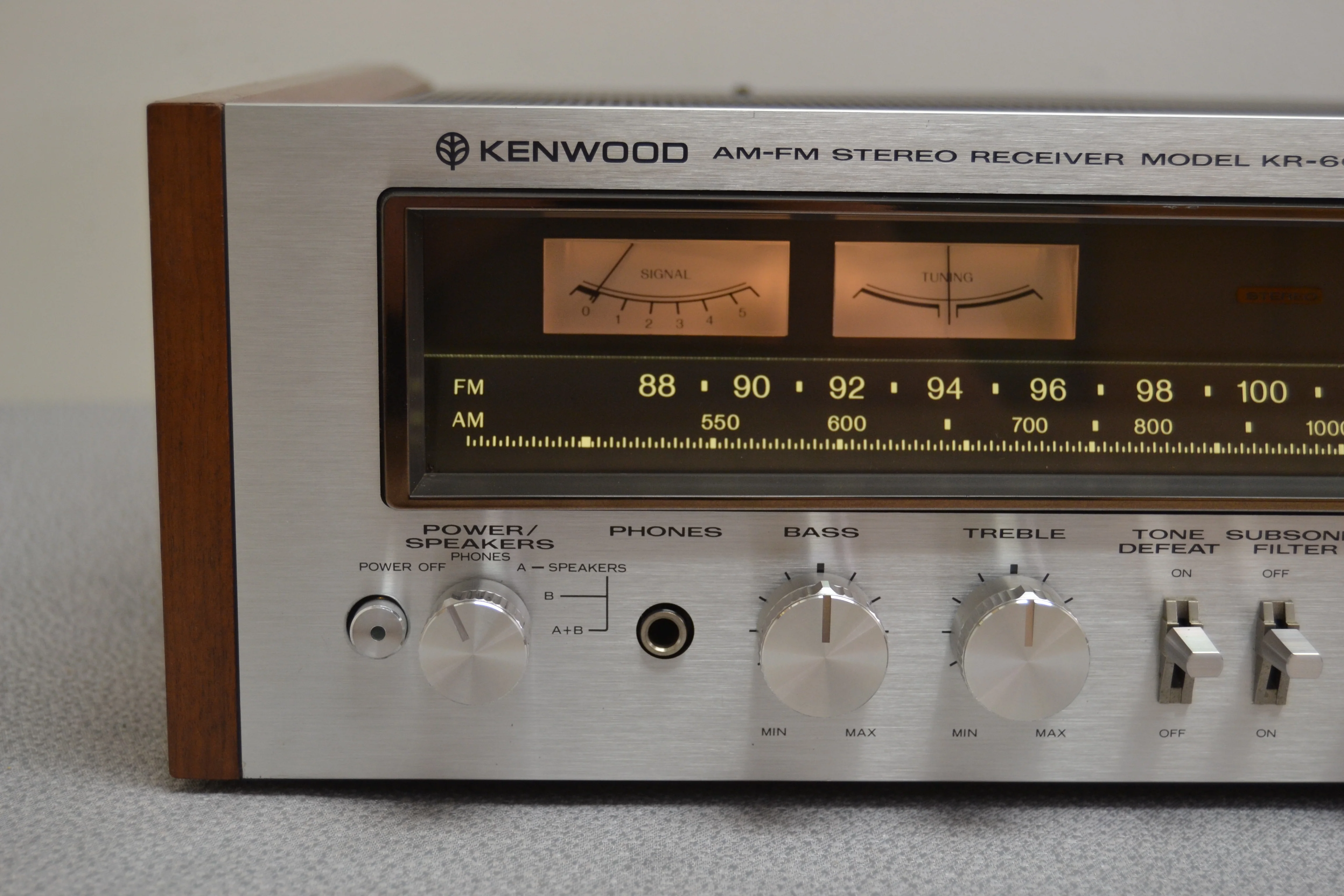 Kenwood KR-6030 AM/FM Stereo Receiver (1978-80) * 80W RMS - Image 2