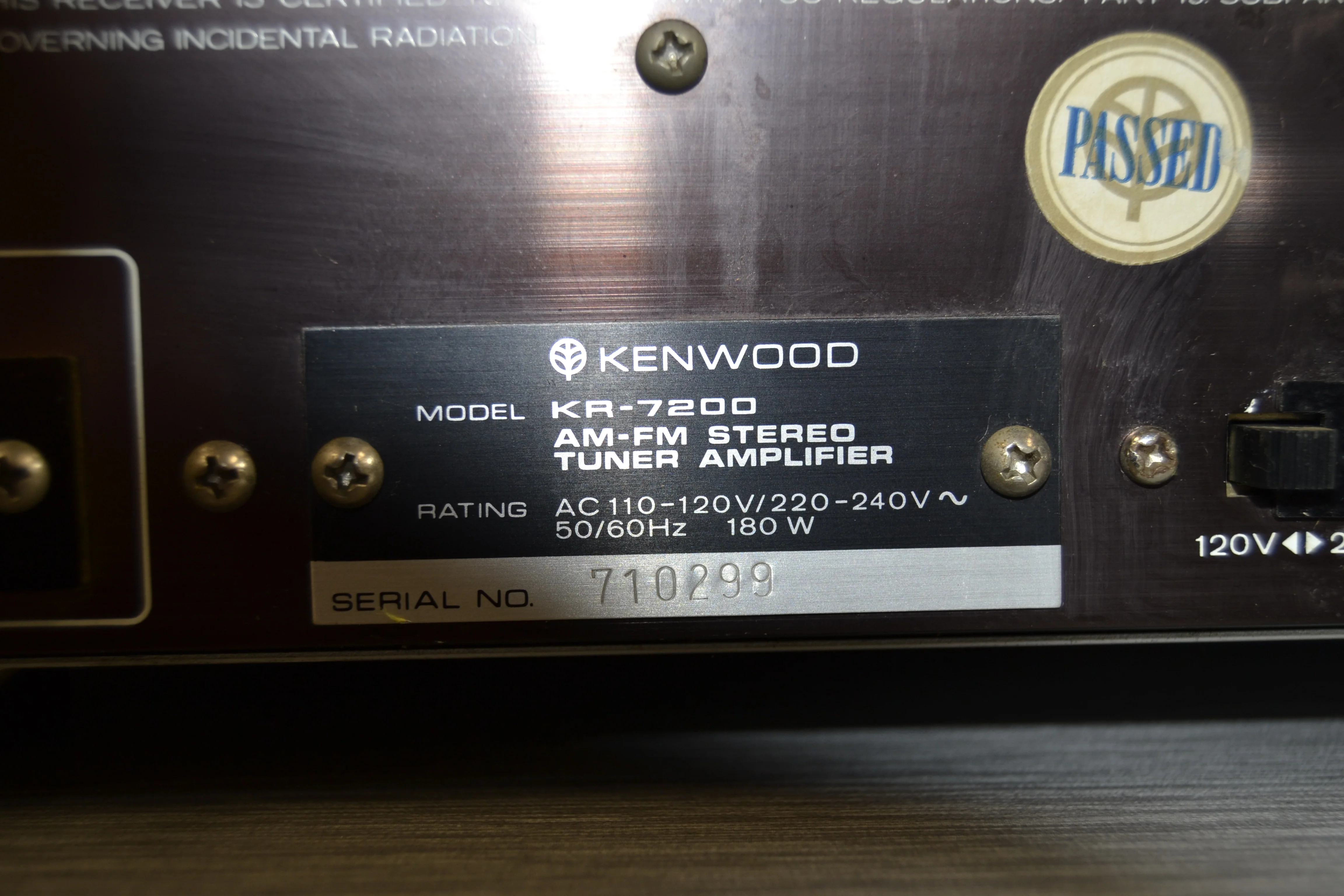 Kenwood KR-7200 Stereo Receiver * 55W RMS * 1973 - Image 12
