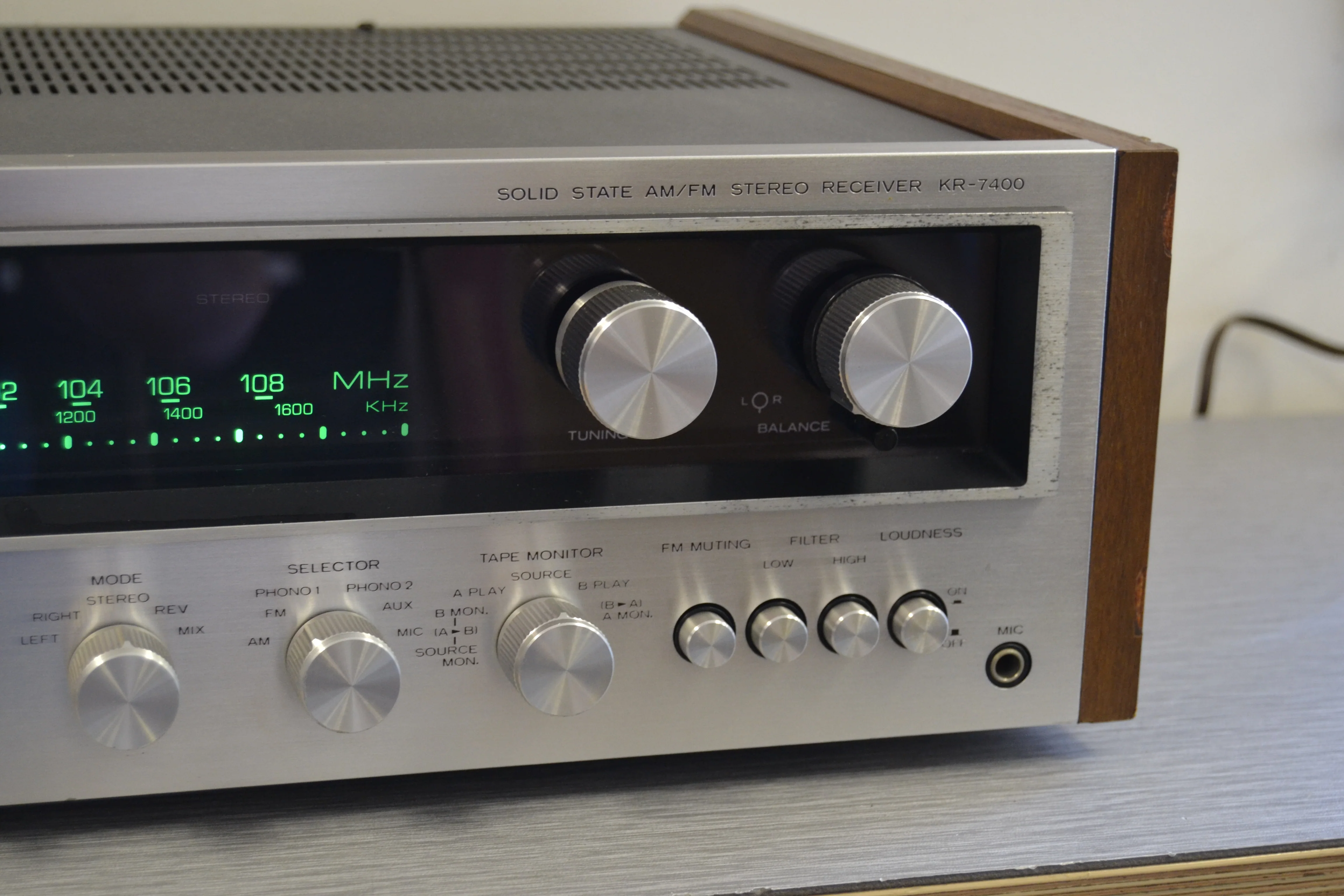 Kenwood KR-7400 Stereo Receiver * 63W RMS * 1974 - Image 4