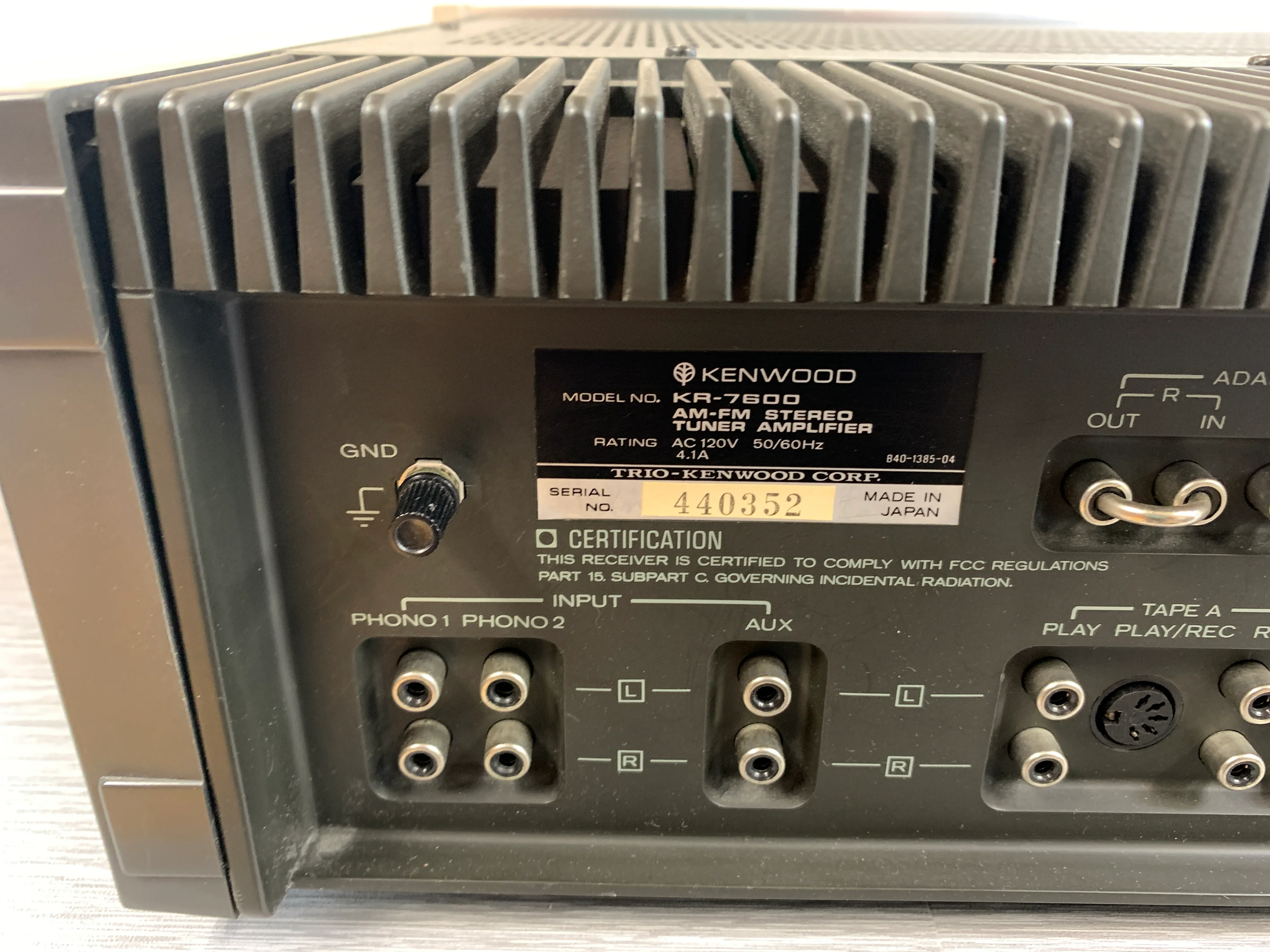 Kenwood KR-7600 Stereo receiver - Image 13