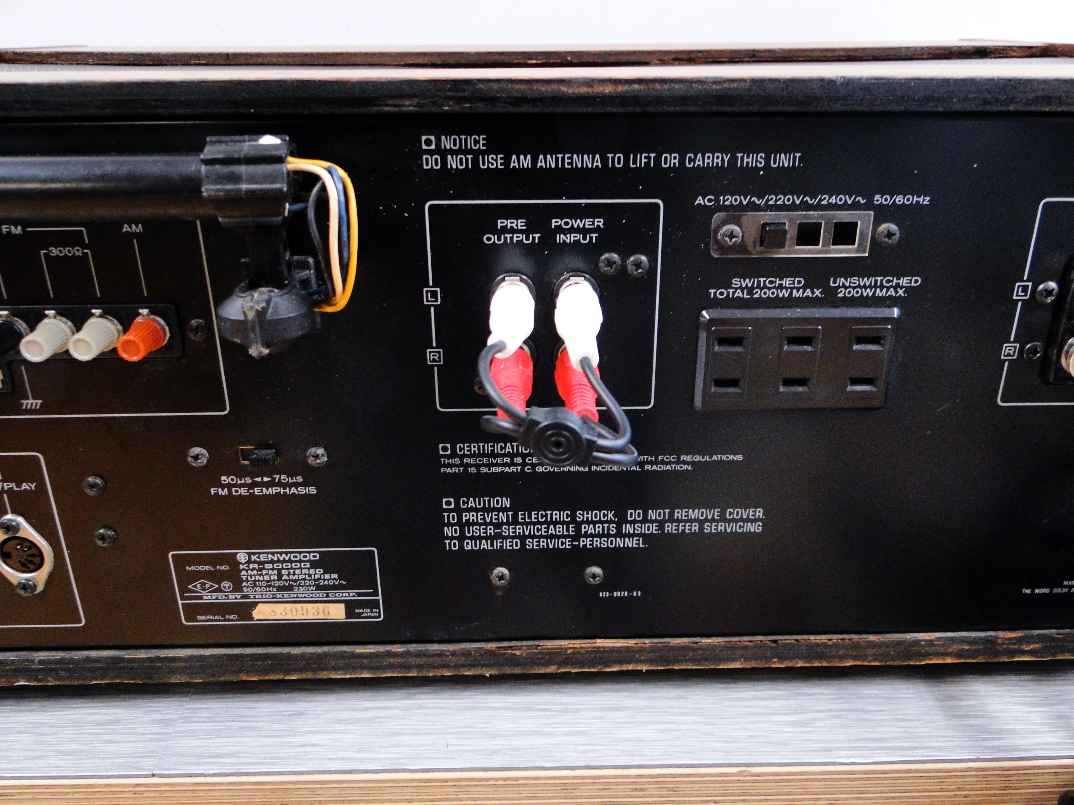 Kenwood KR-9000G Monster Receiver - Image 13