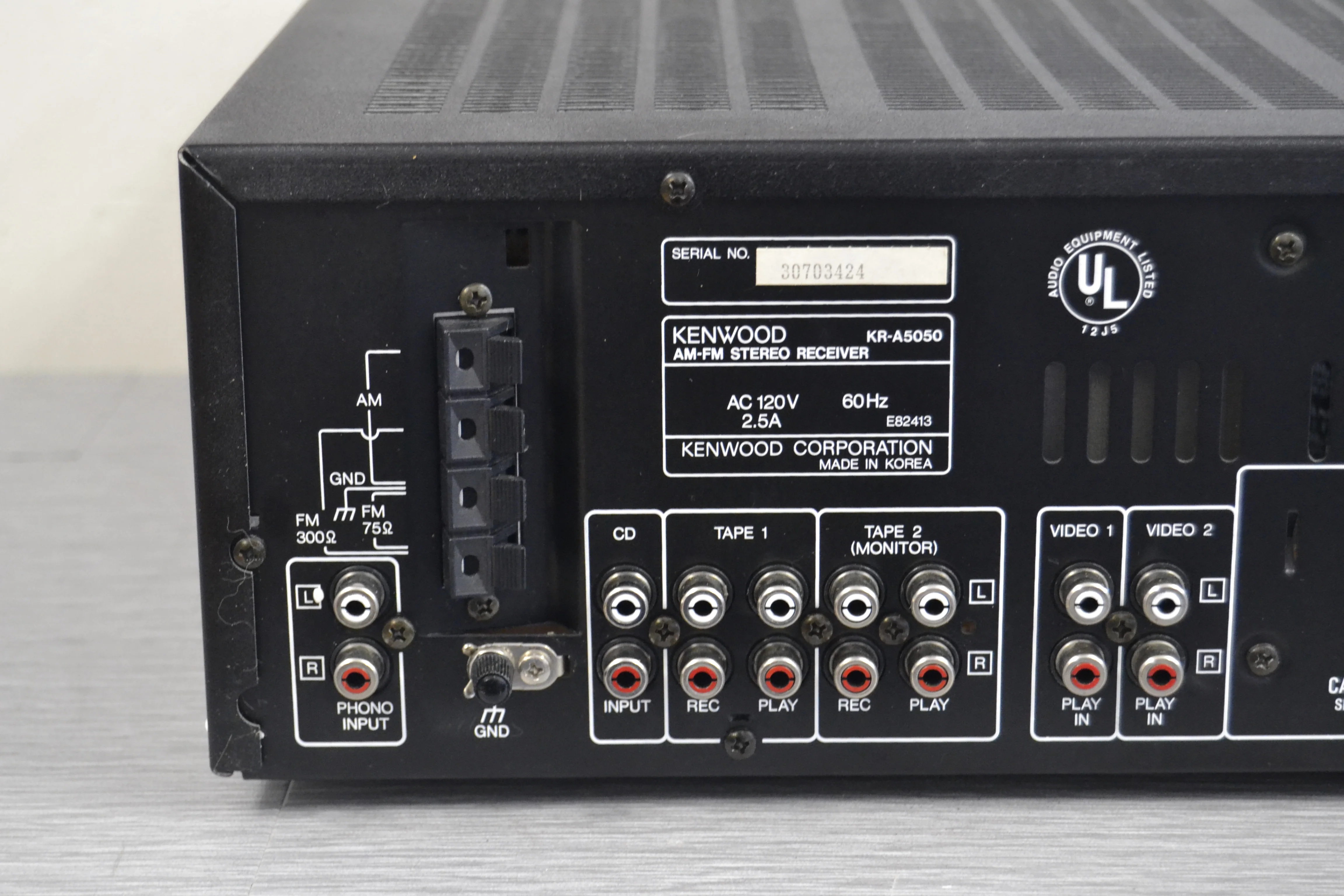 Kenwood KR-A5050 Stereo Receiver * 100W RMS * Remote Control * box * Manual - Image 12