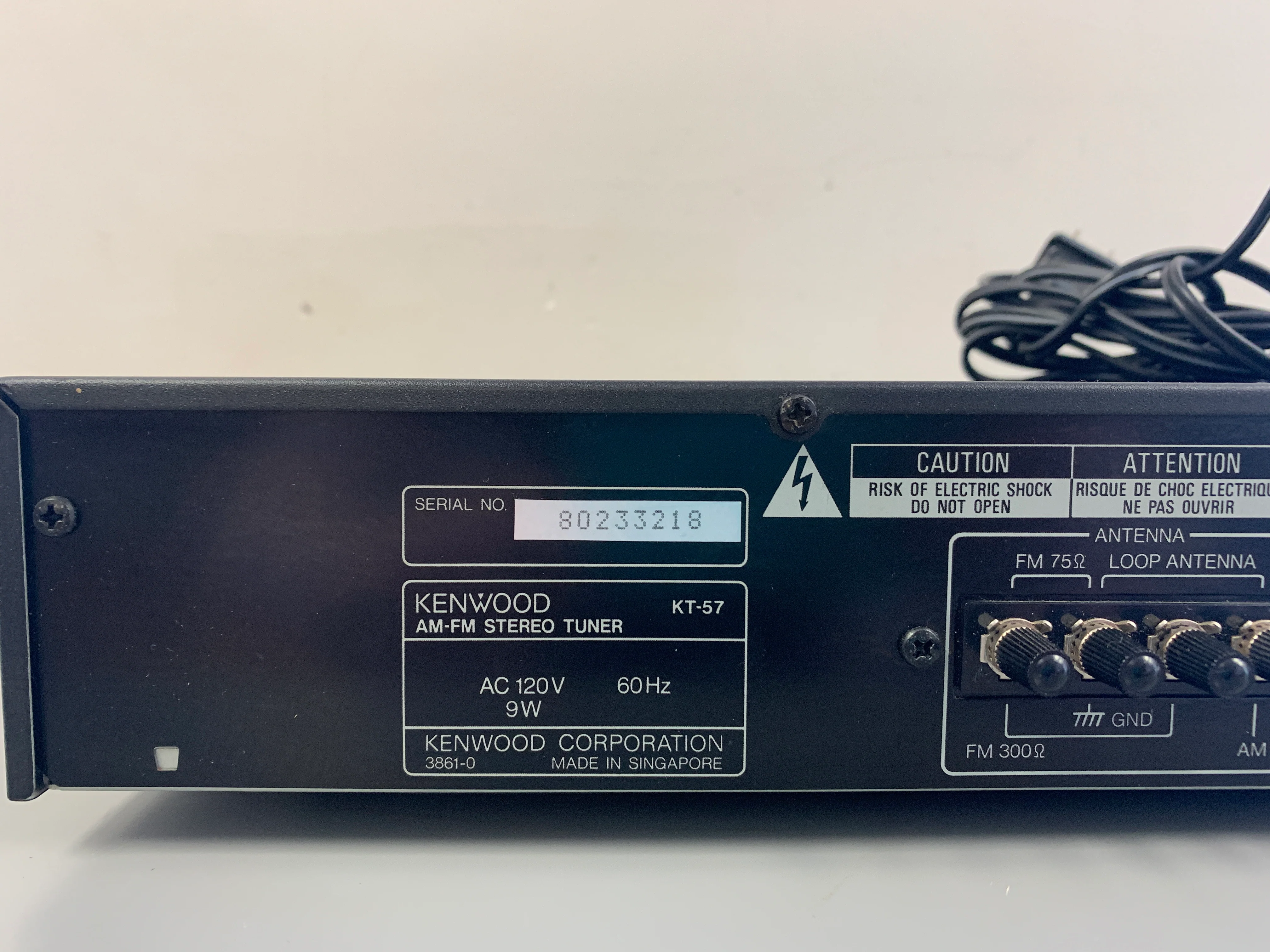 Kenwood KT-57 Tuner - Image 7
