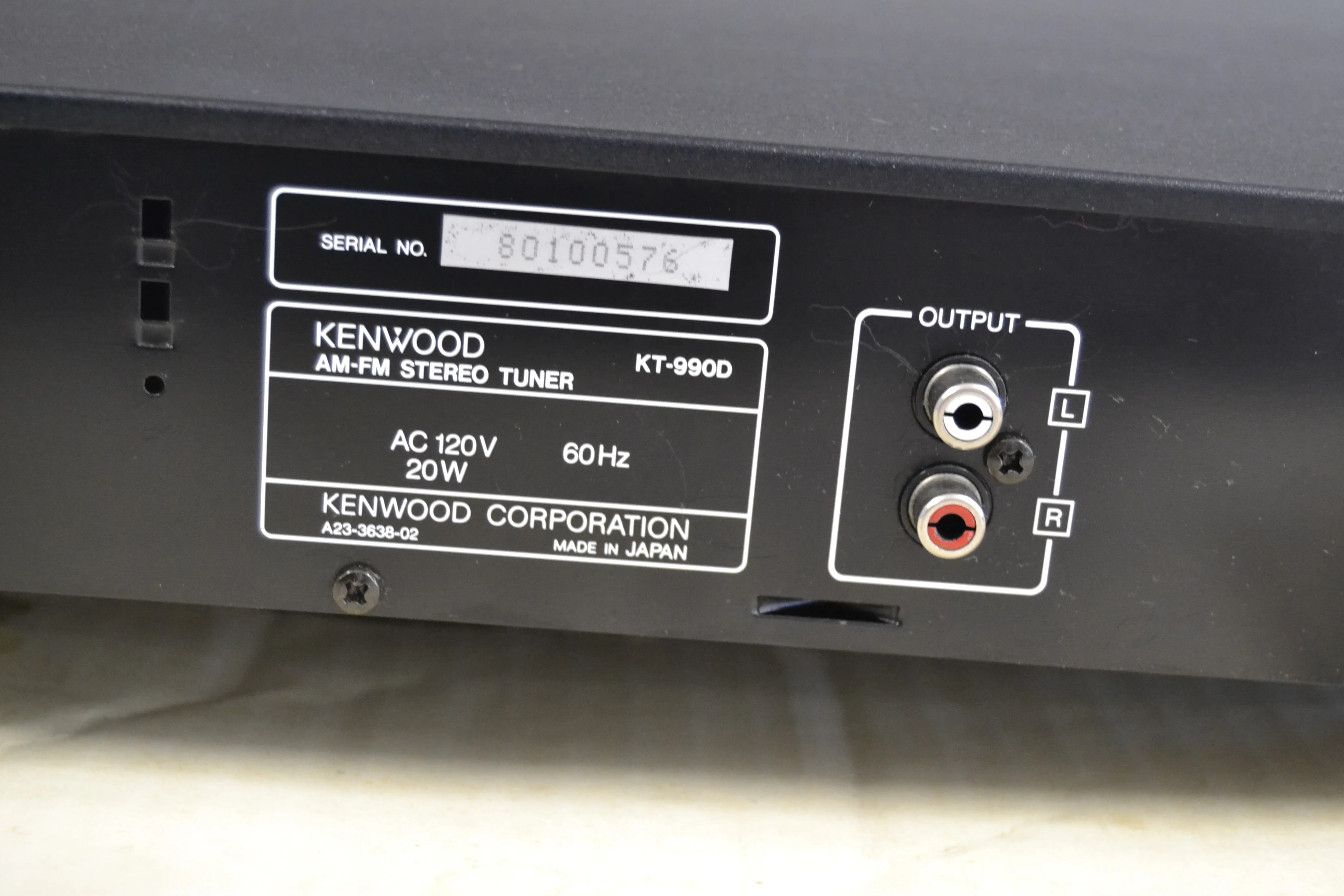 Kenwood KT-990D Stereo Tuner * 1988 * Manual * AM Antenna * Box - Image 13
