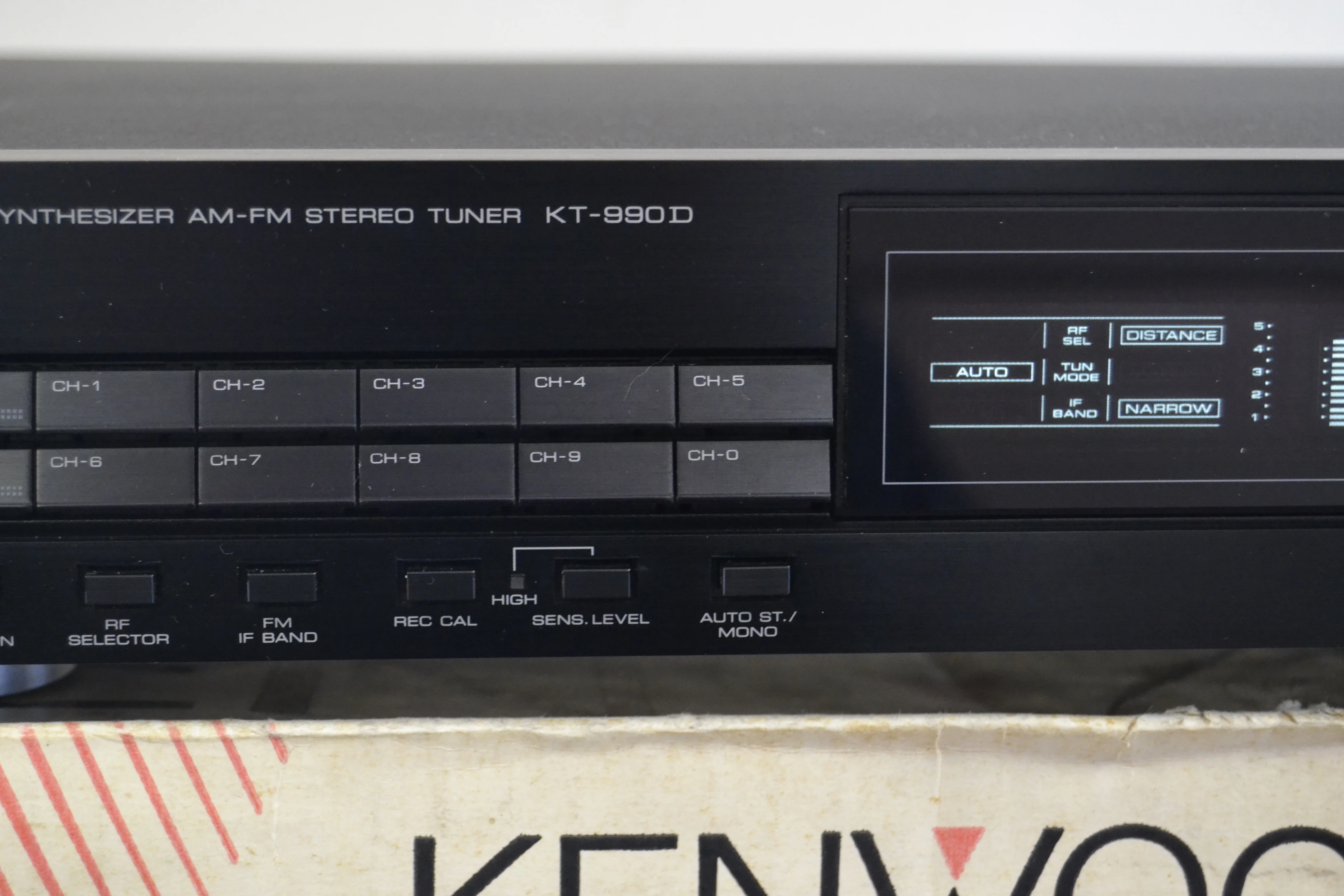 Kenwood KT-990D Stereo Tuner * 1988 * Manual * AM Antenna * Box - Image 3
