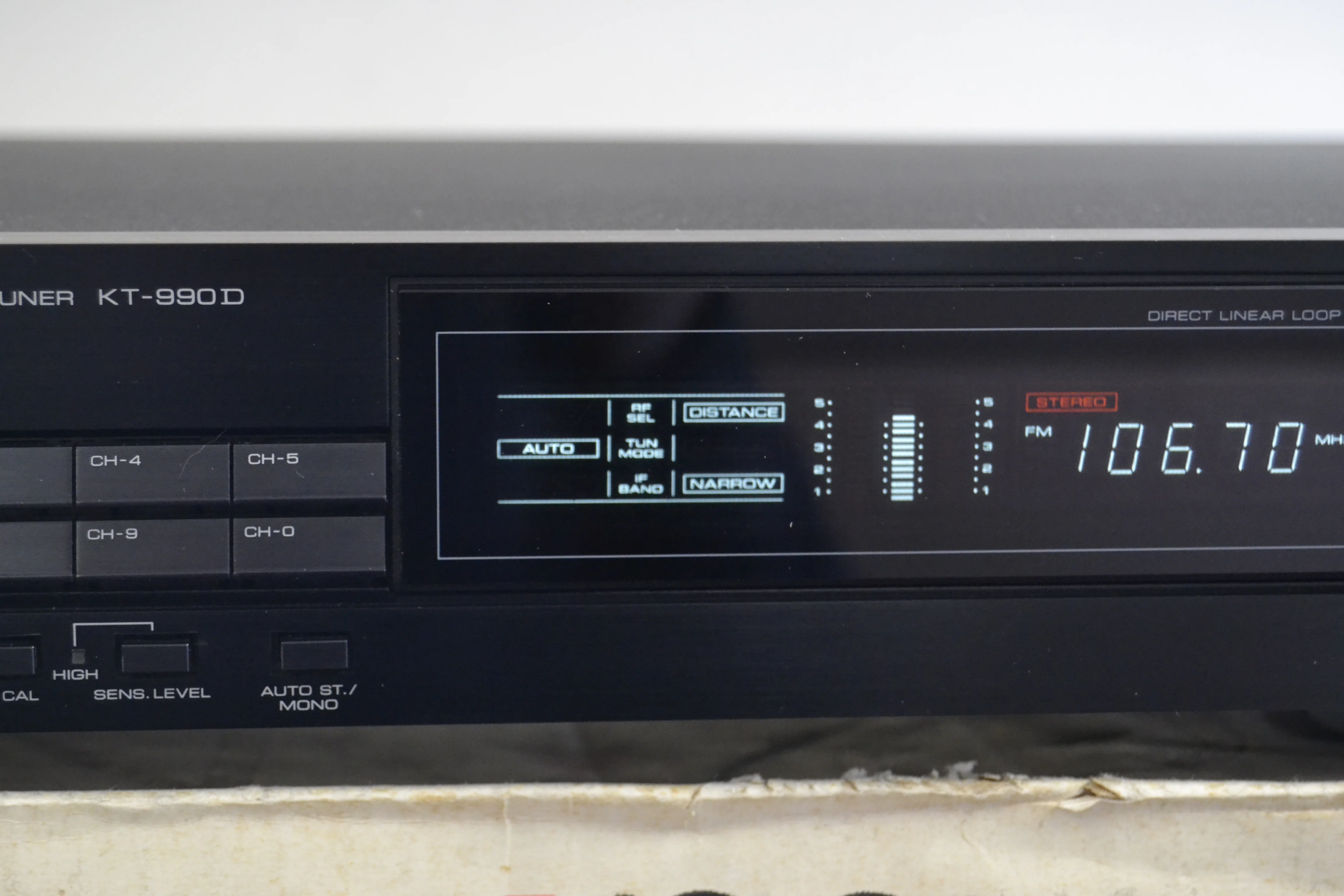 Kenwood KT-990D Stereo Tuner * 1988 * Manual * AM Antenna * Box - Image 4