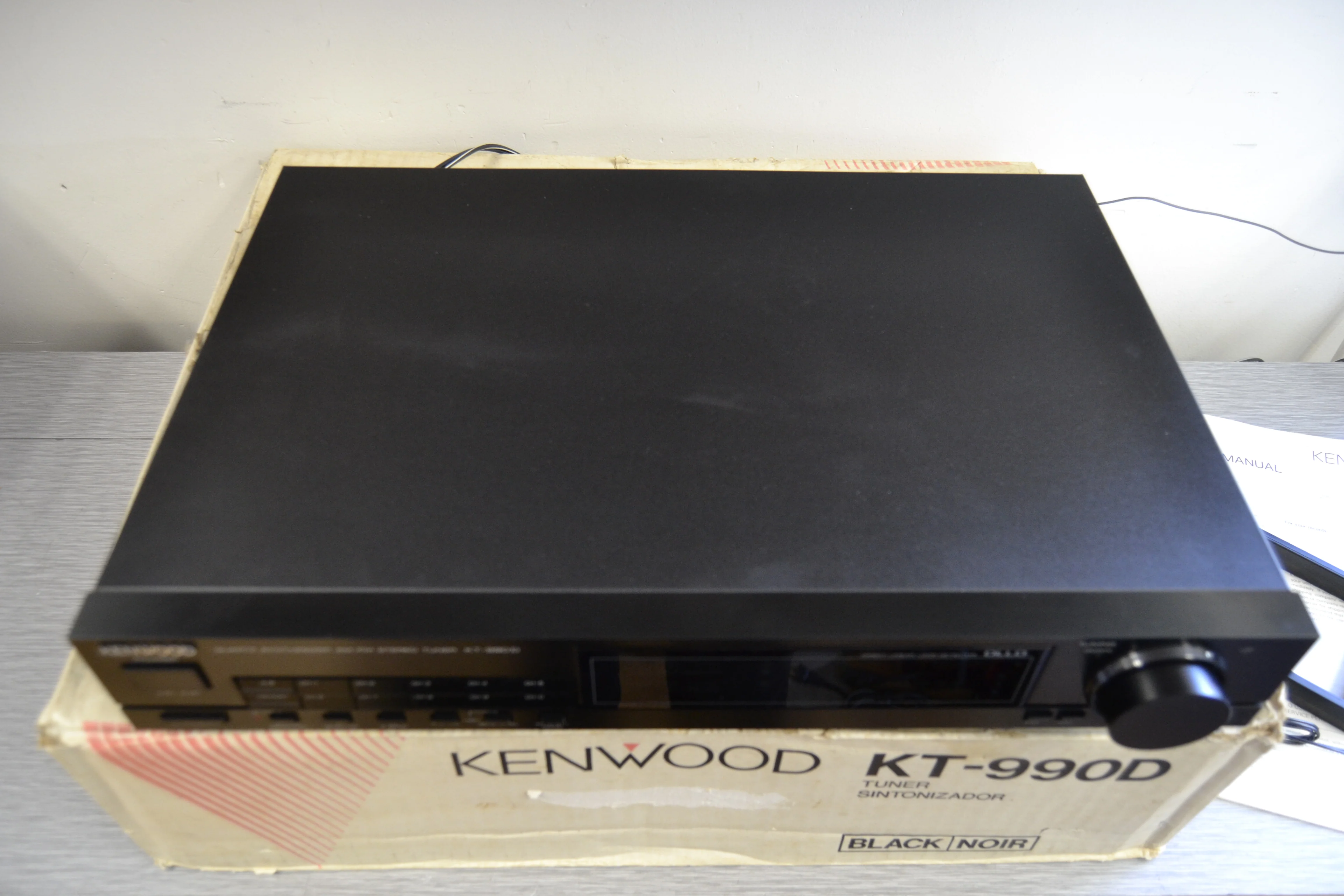 Kenwood KT-990D Stereo Tuner * 1988 * Manual * AM Antenna * Box - Image 7