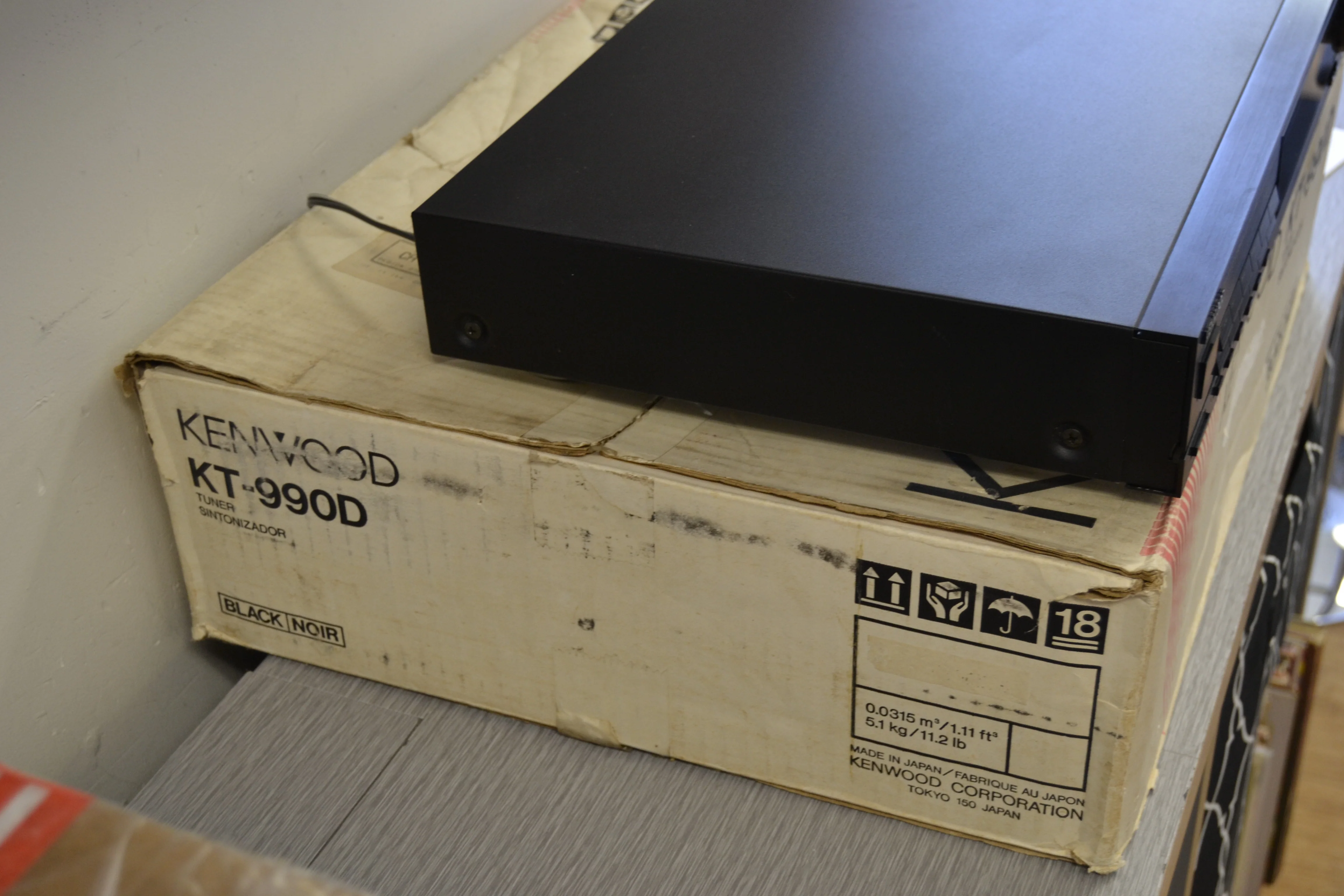 Kenwood KT-990D Stereo Tuner * 1988 * Manual * AM Antenna * Box - Image 9