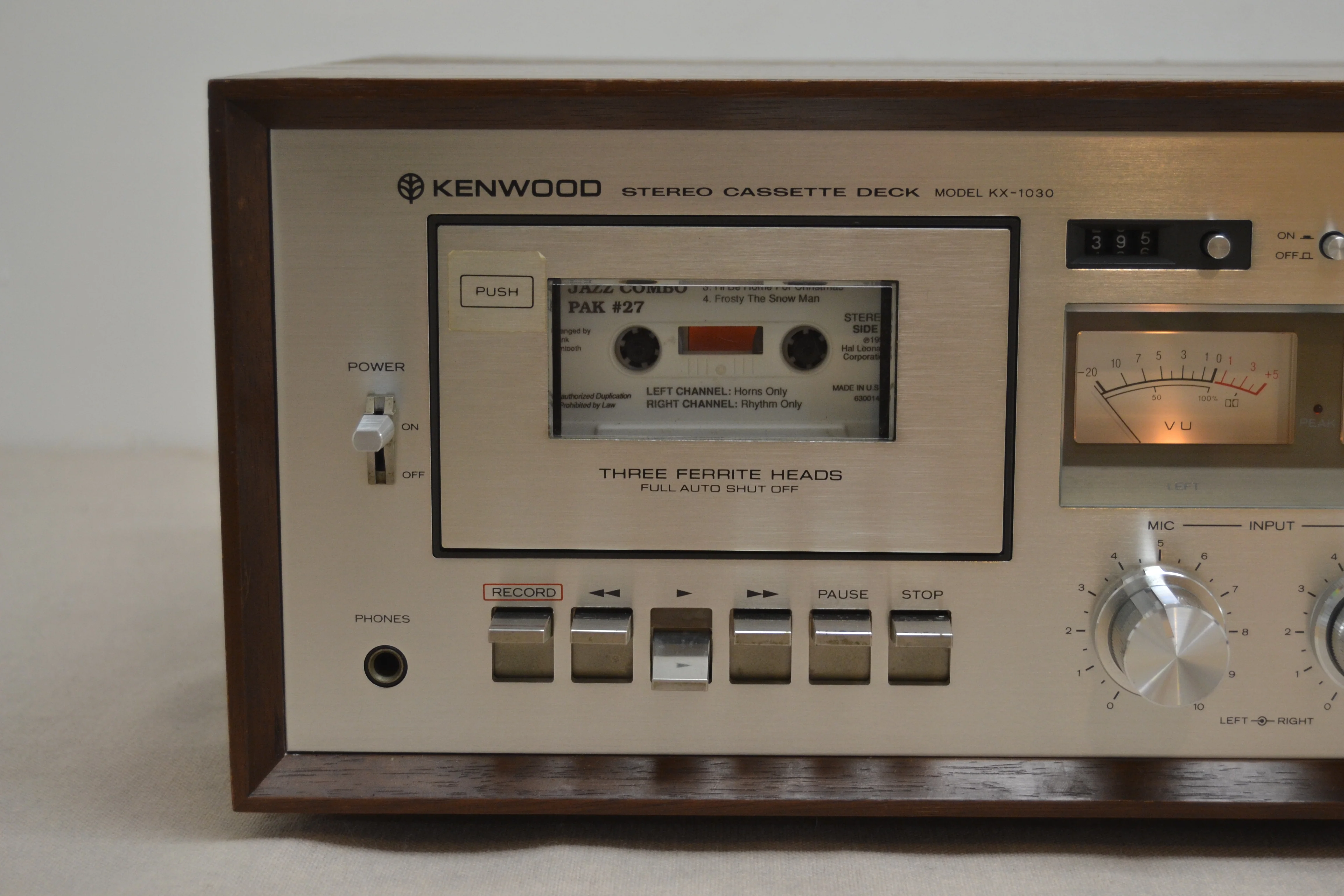 Kenwood KX-1030 Single Cassette Deck * Fully Serviced * New Belts - Image 2