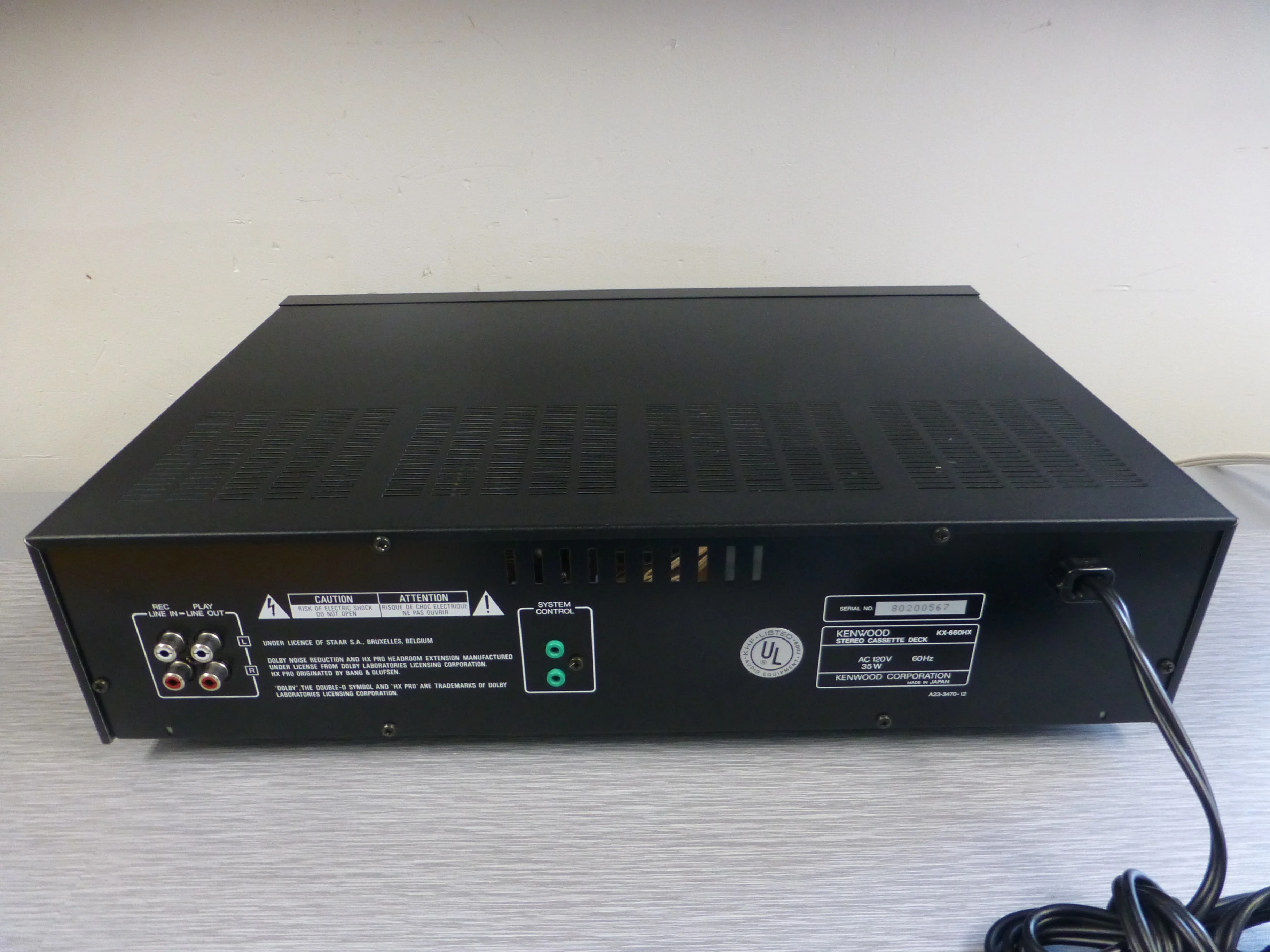 Kenwood KX-660HX Stereo Cassette Deck - Image 12