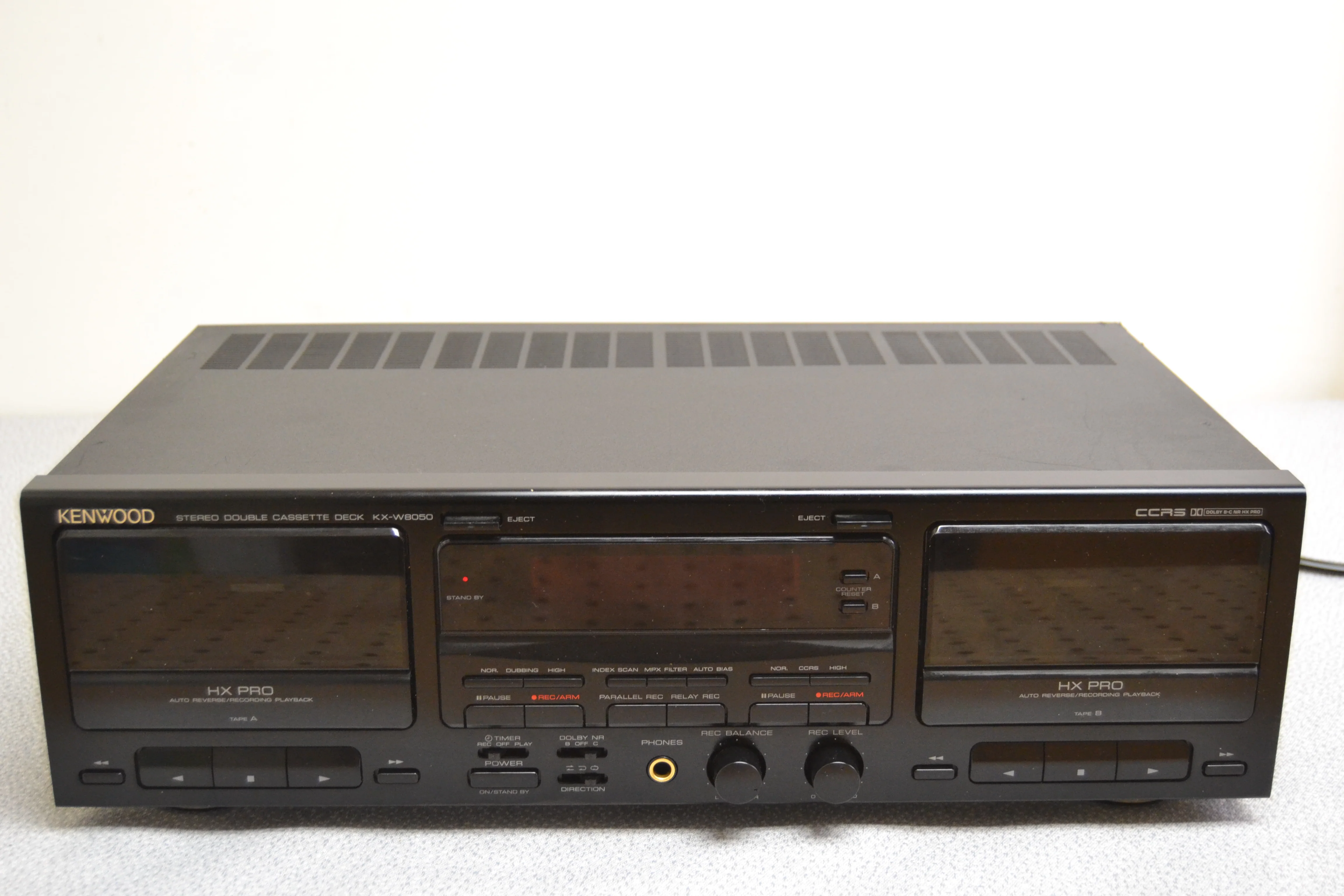 Kenwood KX-V8050 Double Cassette Deck * Fully Serviced * New Belts