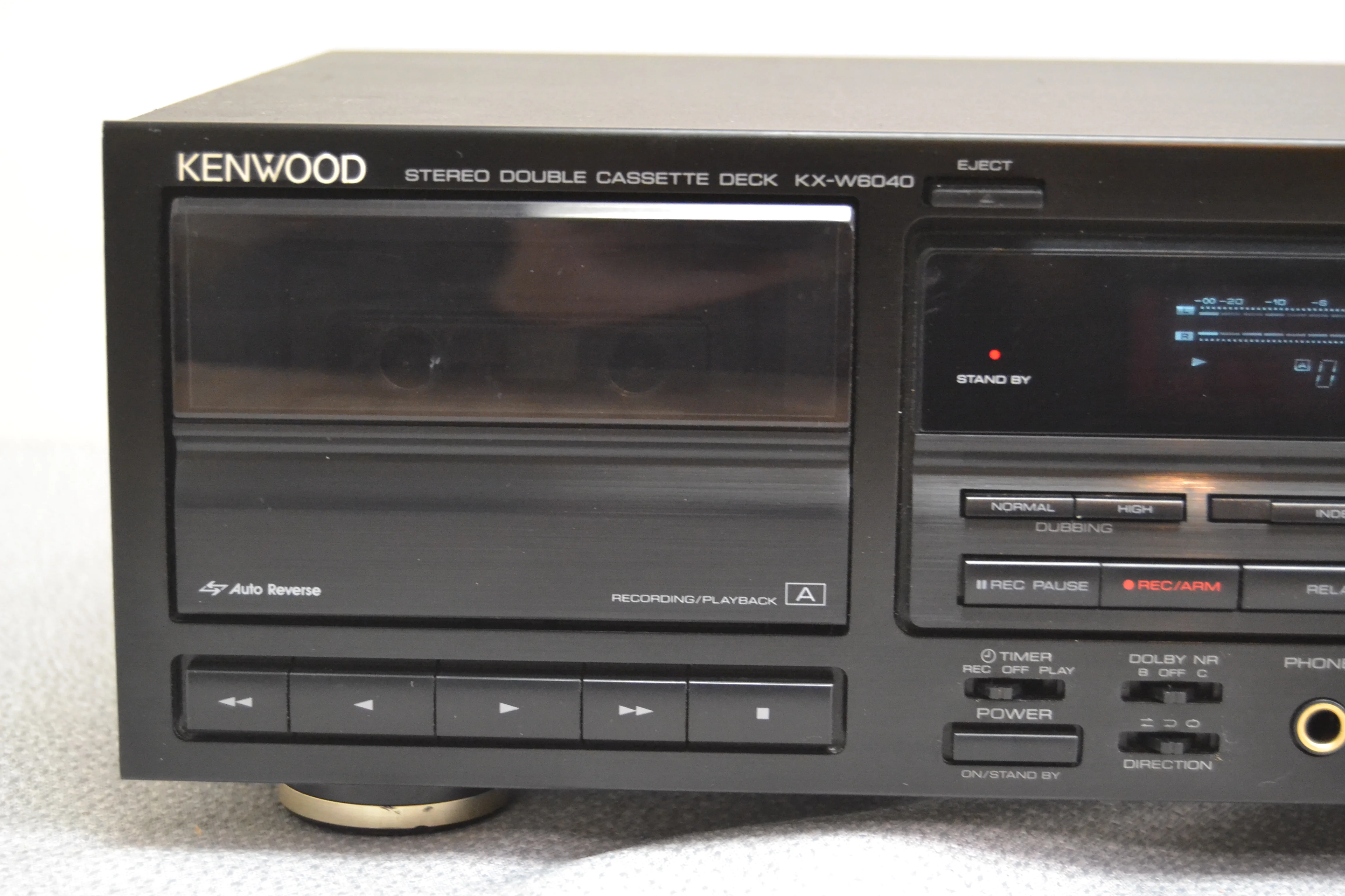 Kenwood KX-W6040 Double Cassette Deck * Fully Serviced * New Belts - Image 2