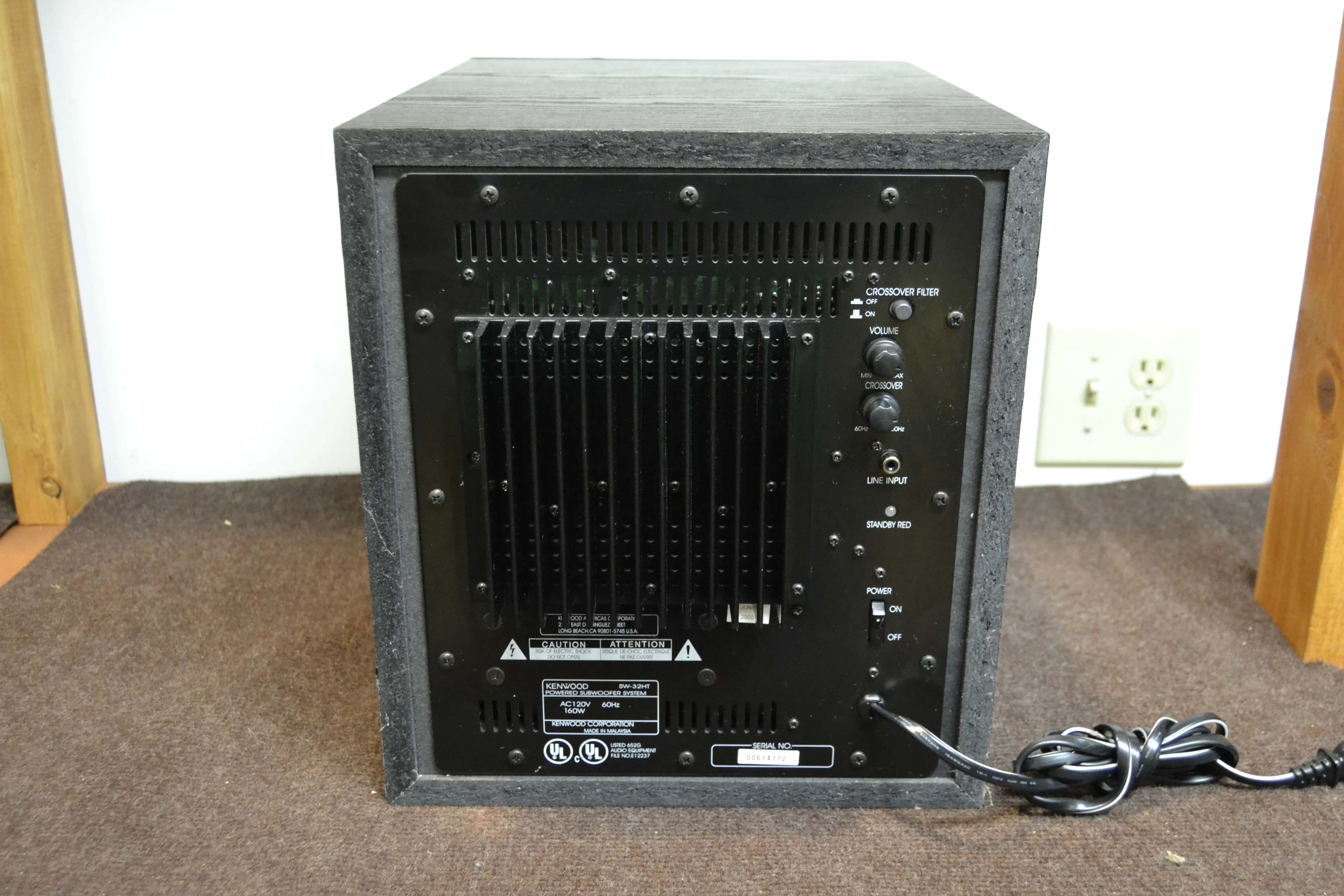 Kenwood SW-32HT Powered Subwoofer - Image 4