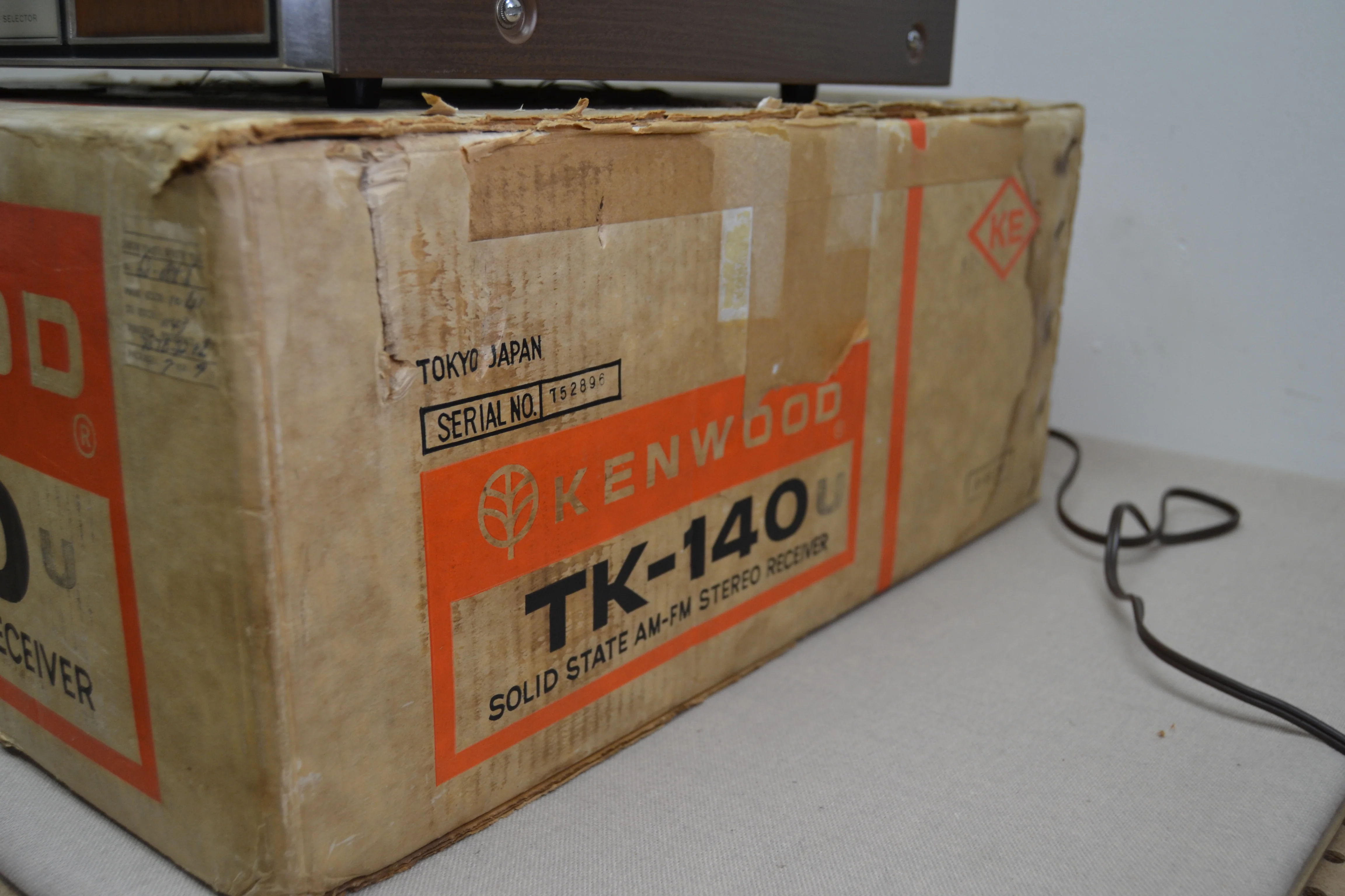 Kenwood TK-140U Stereo Receiver * 50W RMS * 1968 * Box - Image 3