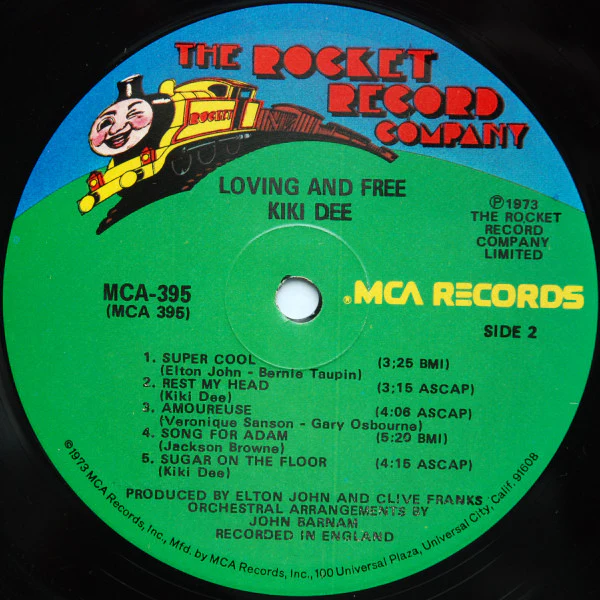 Kiki Dee - Loving & Free (LP, Album, Glo) (Very Good Plus (VG+)) - Image 4