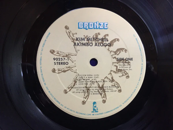 Kim Mitchell - Akimbo Alogo (LP, Album, Spe) (Very Good Plus (VG+)) - Image 3