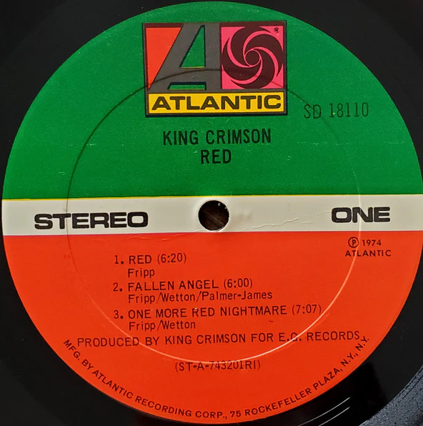 King Crimson - Red (LP, Album, RI ) (Very Good Plus (VG+)) - Image 3