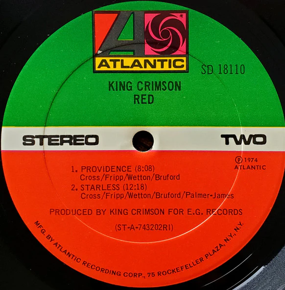 King Crimson - Red (LP, Album, RI ) (Very Good Plus (VG+)) - Image 4