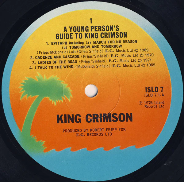 King Crimson - The Young Persons' Guide To King Crimson (2xLP, Comp) (Very Good Plus (VG+)) - Image 3