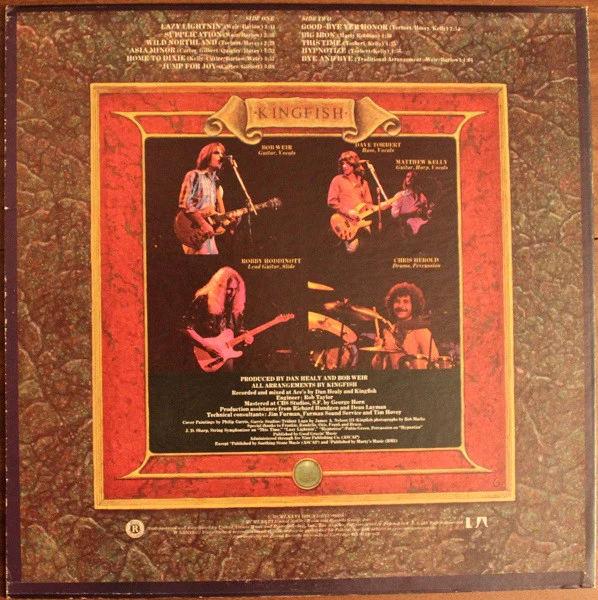 Kingfish - Kingfish (LP, Album) (Very Good Plus (VG+)) - Image 2