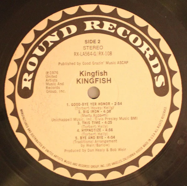 Kingfish - Kingfish (LP, Album) (Very Good Plus (VG+)) - Image 4