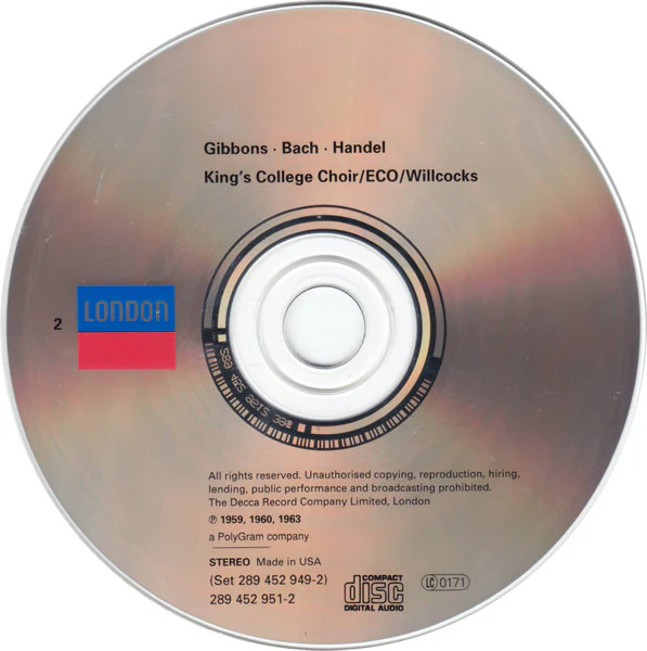 King's College Choir, Cambridge* - Great Choral Classics (2xCD, Comp) (Near Mint (NM or M-)) - Image 3
